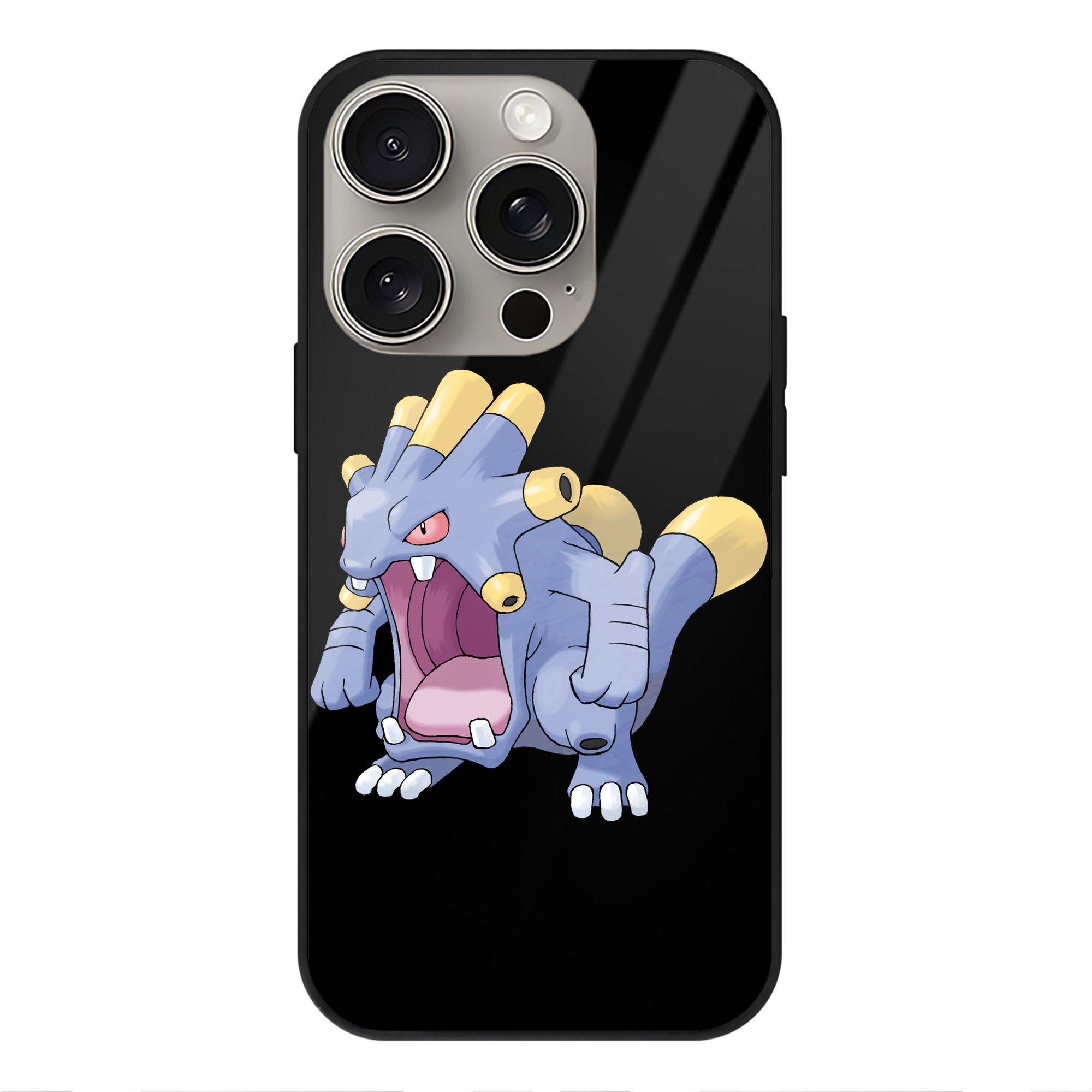 （画像用） ポケットモンスター Pokémon 【iPhone15Pro対応】スマホケース 耐衝撃＆黄変防止 背面ガラス