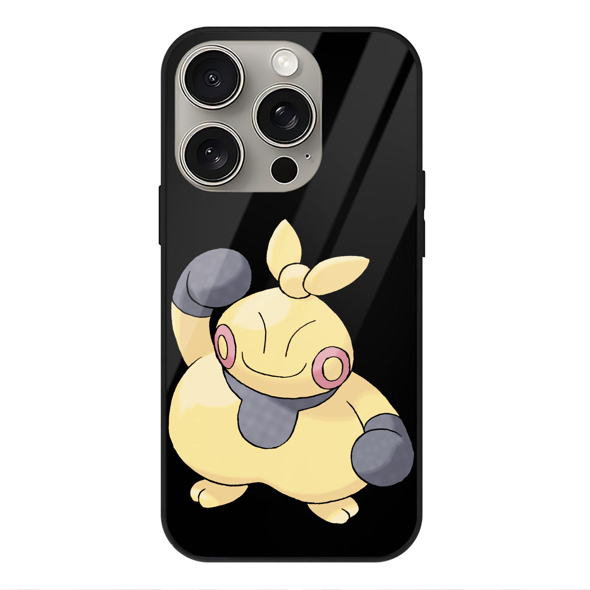 （画像用） ポケットモンスター Pokémon 【iPhone15Pro対応】スマホケース 耐衝撃＆黄変防止 背面ガラス