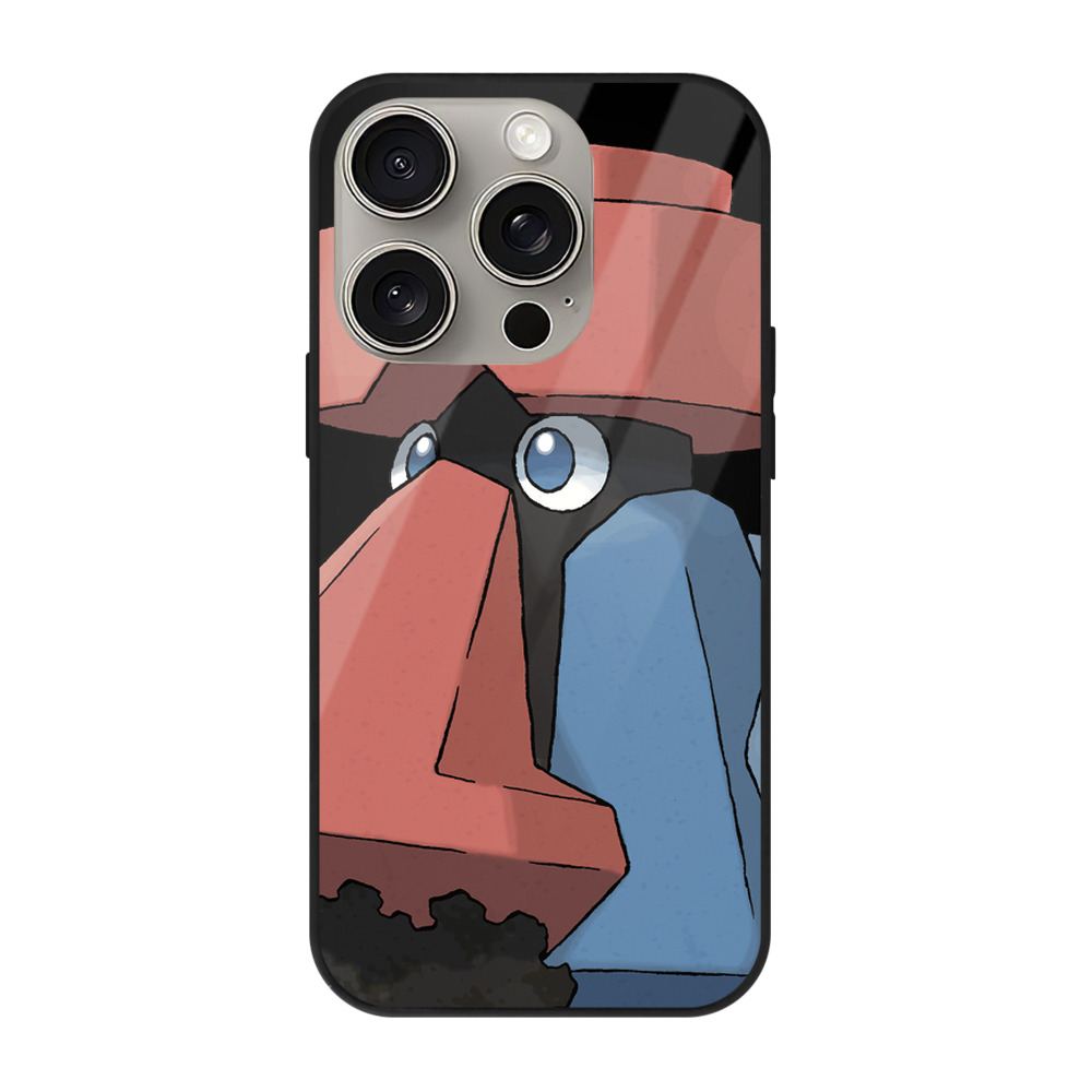 （画像用） ポケットモンスター Pokémon 【iPhone15Pro対応】スマホケース 耐衝撃＆黄変防止 背面ガラス