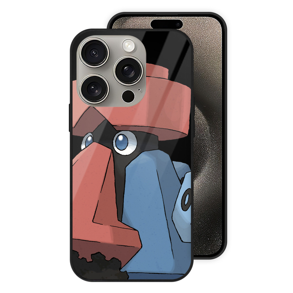 （画像用） ポケットモンスター Pokémon 【iPhone15Pro対応】スマホケース 耐衝撃＆黄変防止 背面ガラス