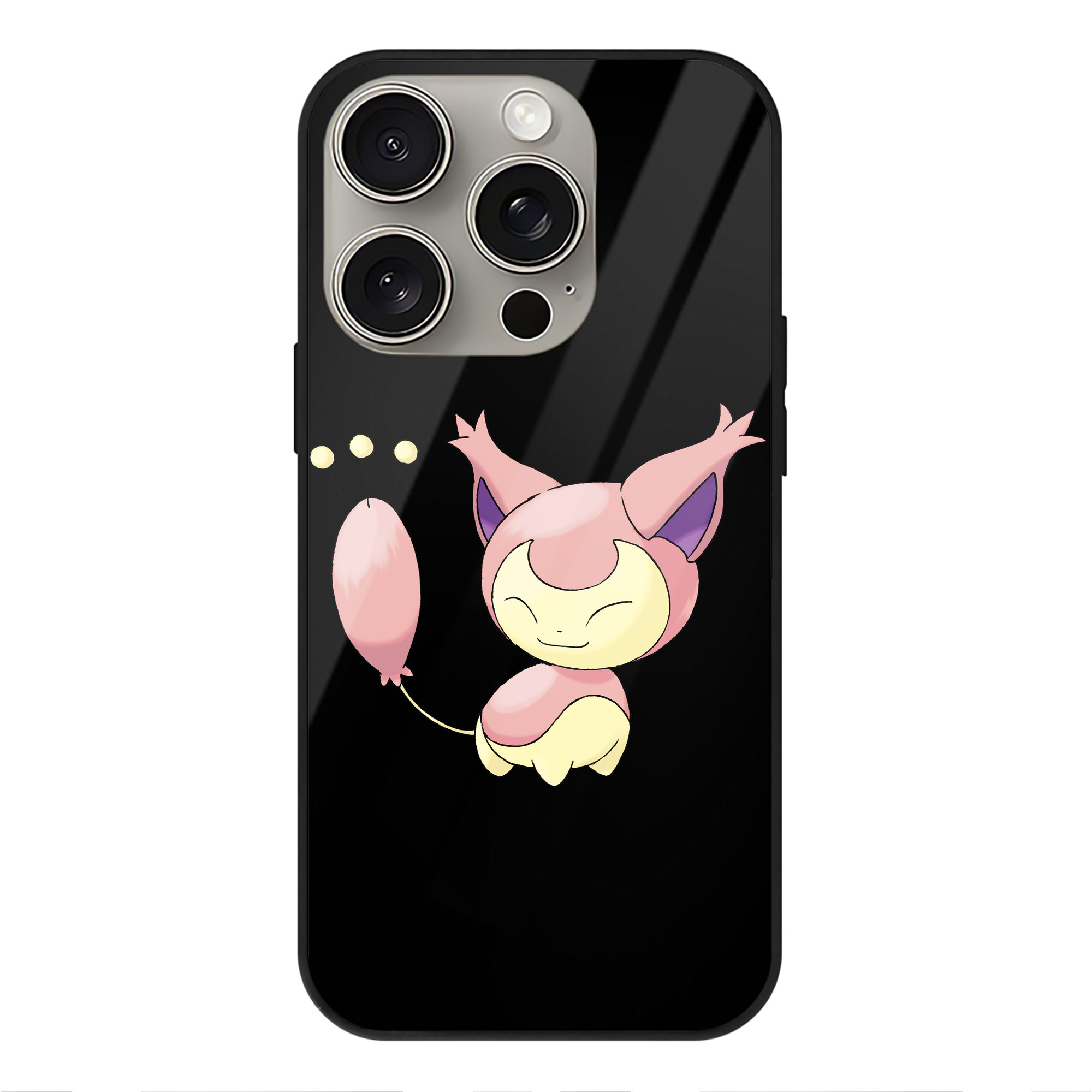 （画像用） ポケットモンスター Pokémon 【iPhone15Pro対応】スマホケース 耐衝撃＆黄変防止 背面ガラス