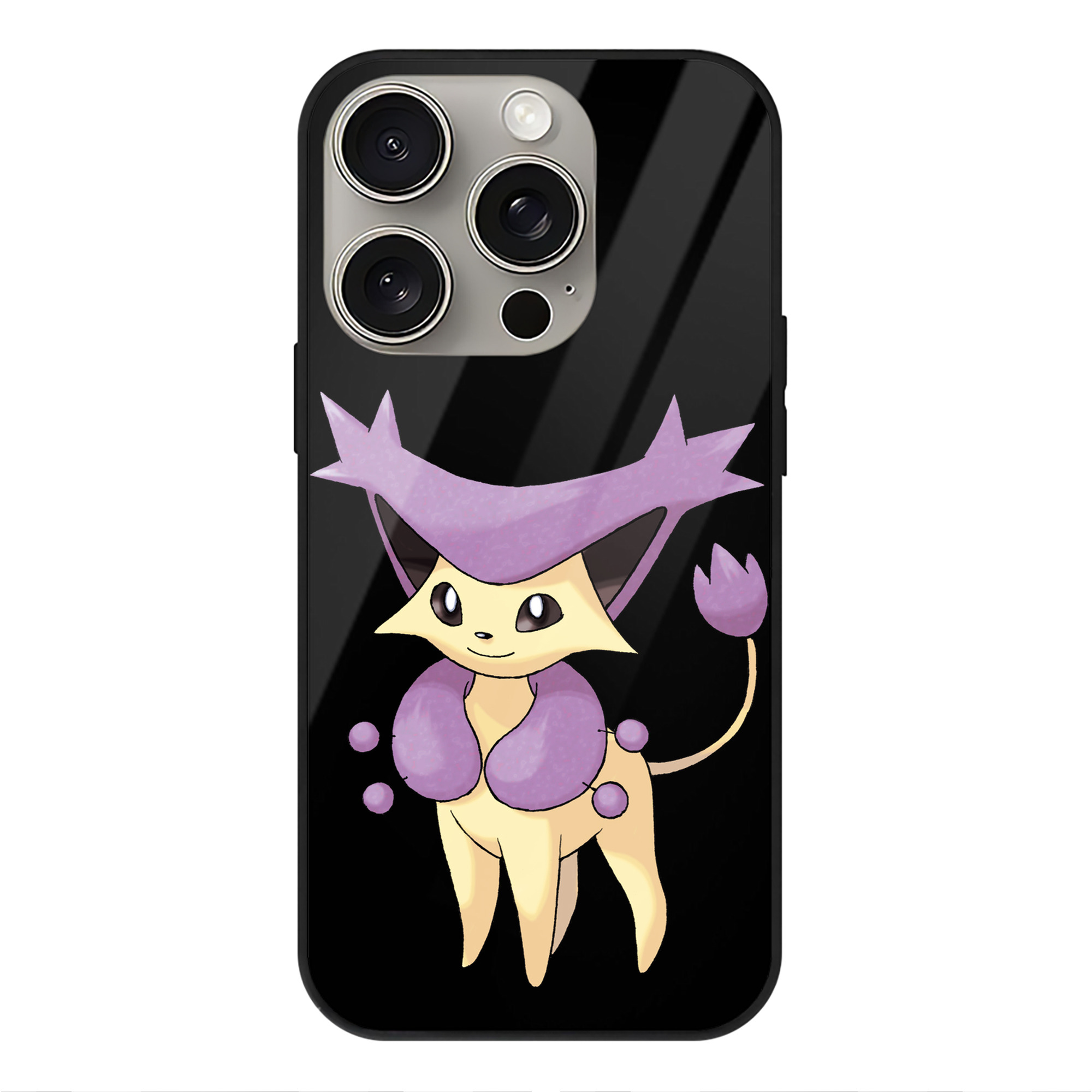 （画像用） ポケットモンスター Pokémon 【iPhone15Pro対応】スマホケース 耐衝撃＆黄変防止 背面ガラス