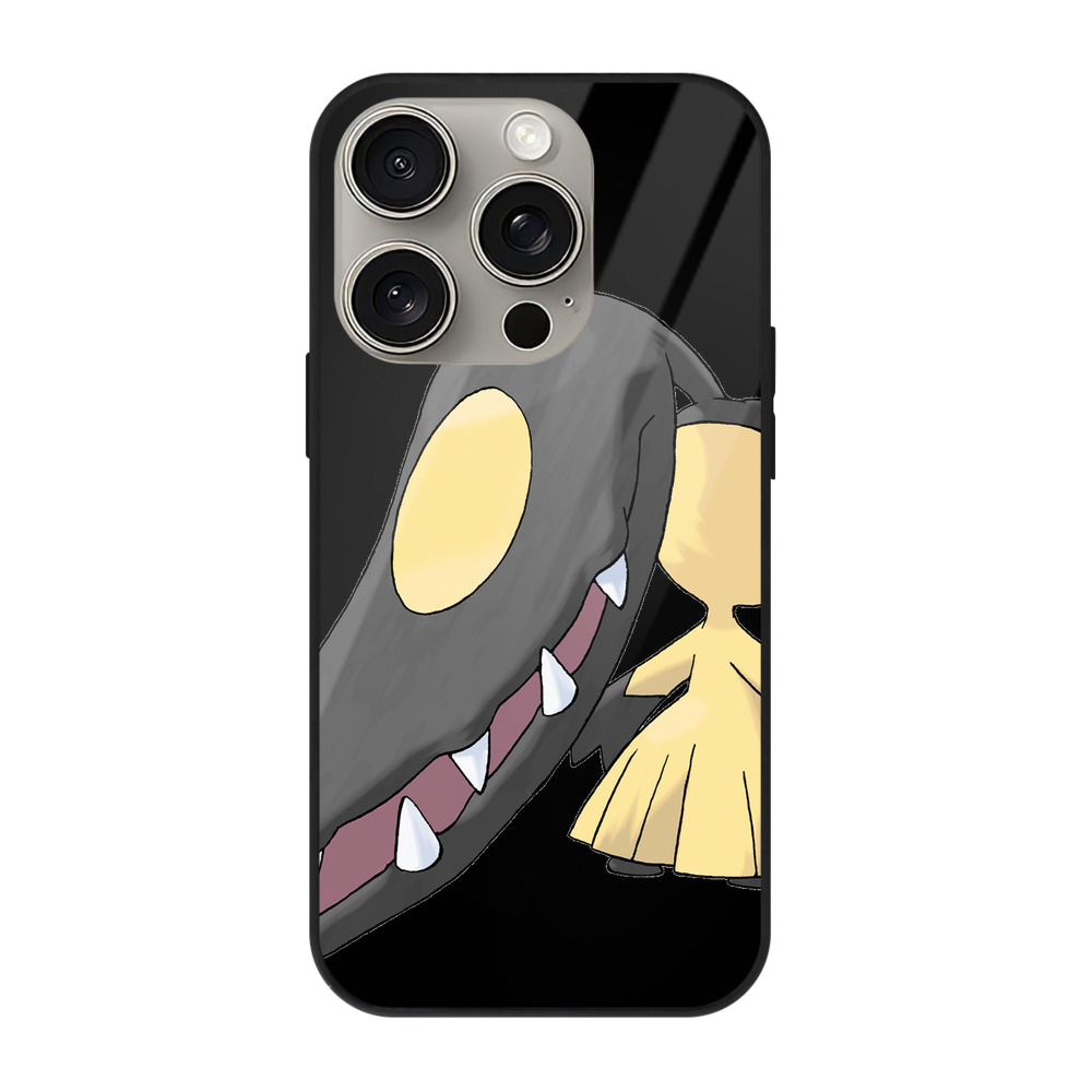 （画像用） ポケットモンスター Pokémon 【iPhone15Pro対応】スマホケース 耐衝撃＆黄変防止 背面ガラス