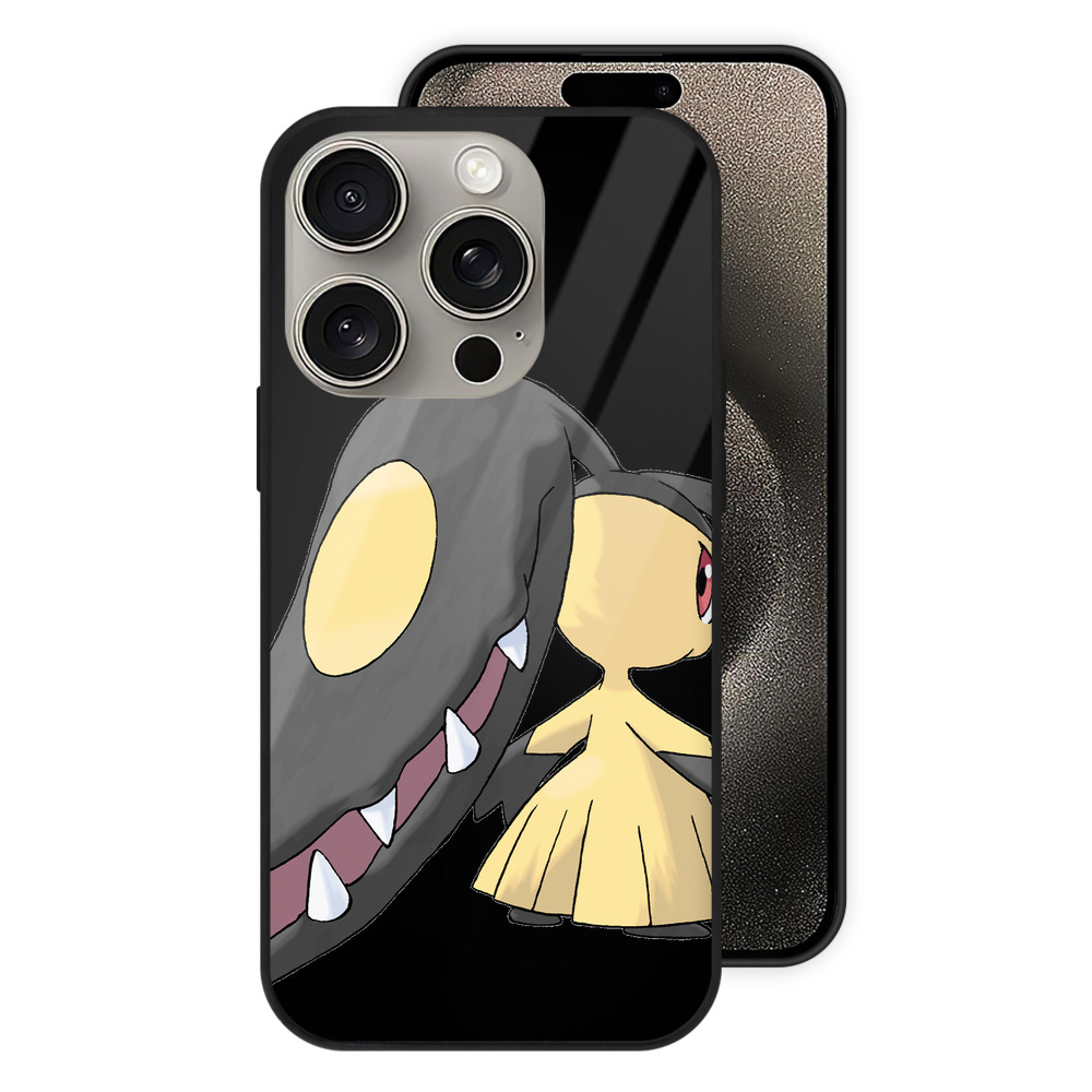 （画像用） ポケットモンスター Pokémon 【iPhone15Pro対応】スマホケース 耐衝撃＆黄変防止 背面ガラス