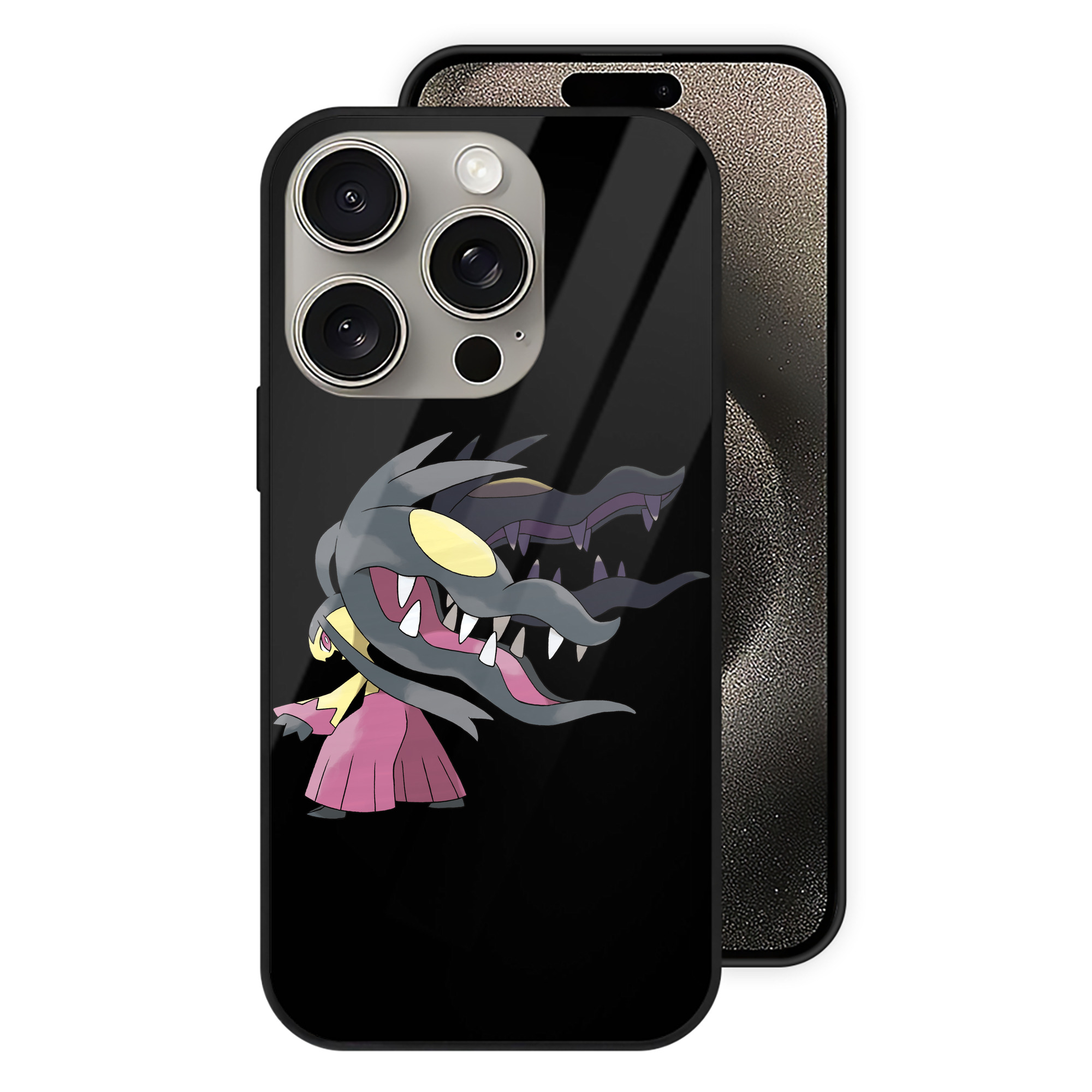 （画像用） ポケットモンスター Pokémon 【iPhone15Pro対応】スマホケース 耐衝撃＆黄変防止 背面ガラス