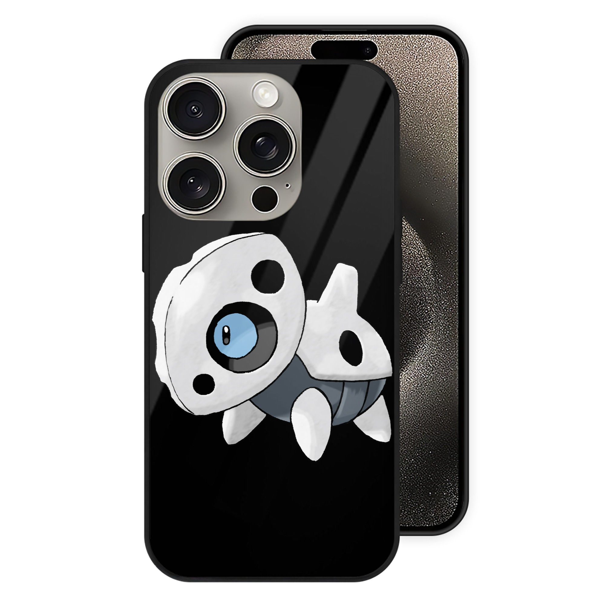 （画像用） ポケットモンスター Pokémon 【iPhone15Pro対応】スマホケース 耐衝撃＆黄変防止 背面ガラス