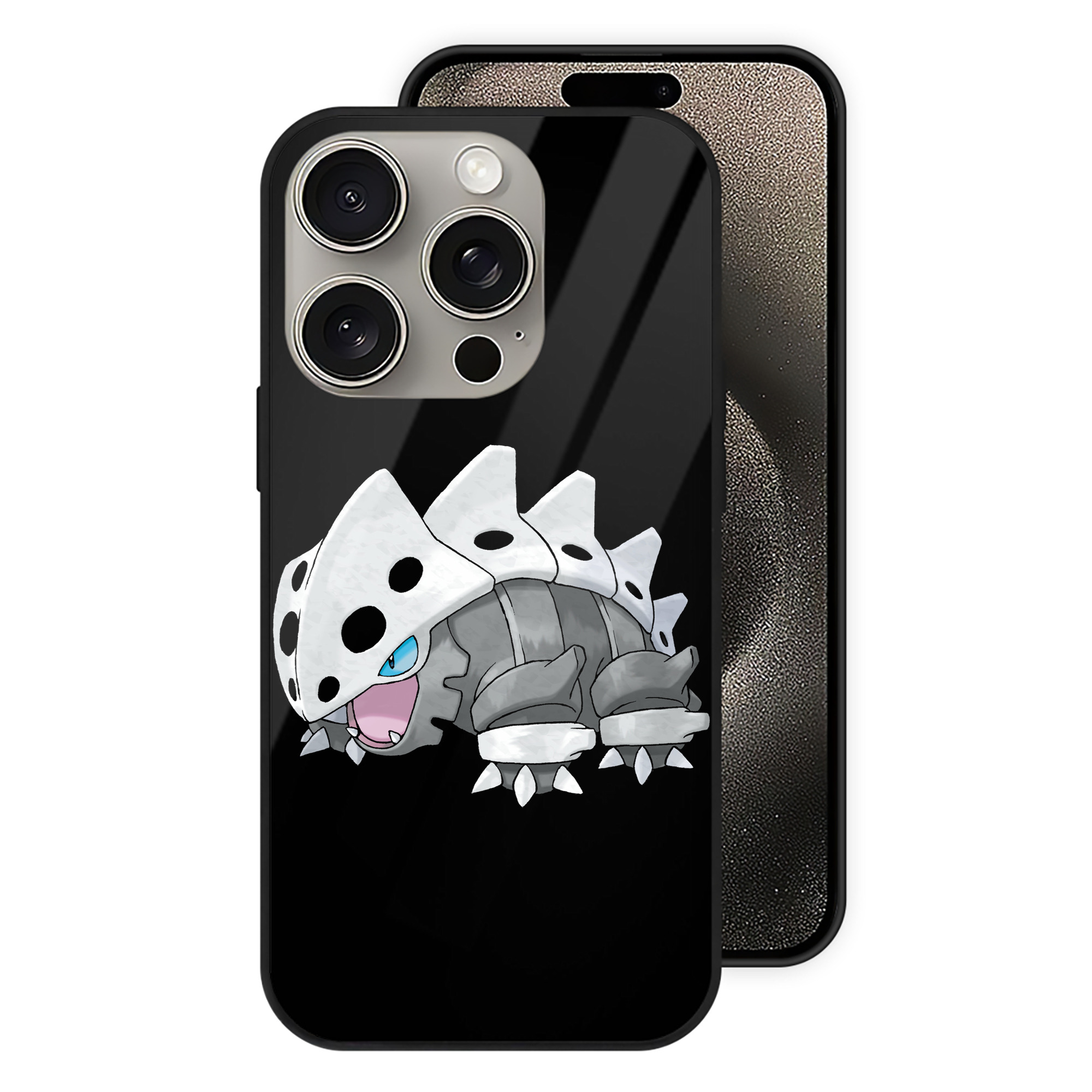 （画像用） ポケットモンスター Pokémon 【iPhone15Pro対応】スマホケース 耐衝撃＆黄変防止 背面ガラス