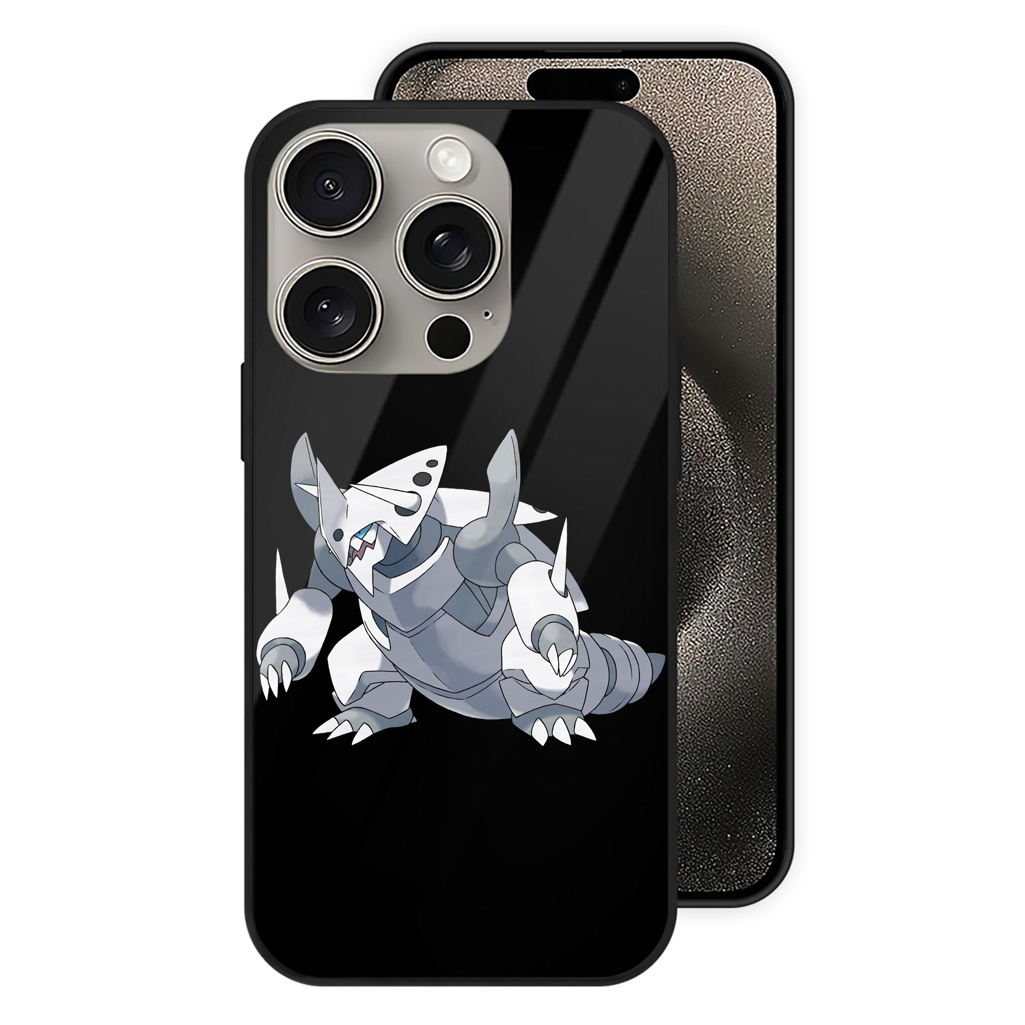 （画像用） ポケットモンスター Pokémon 【iPhone15Pro対応】スマホケース 耐衝撃＆黄変防止 背面ガラス
