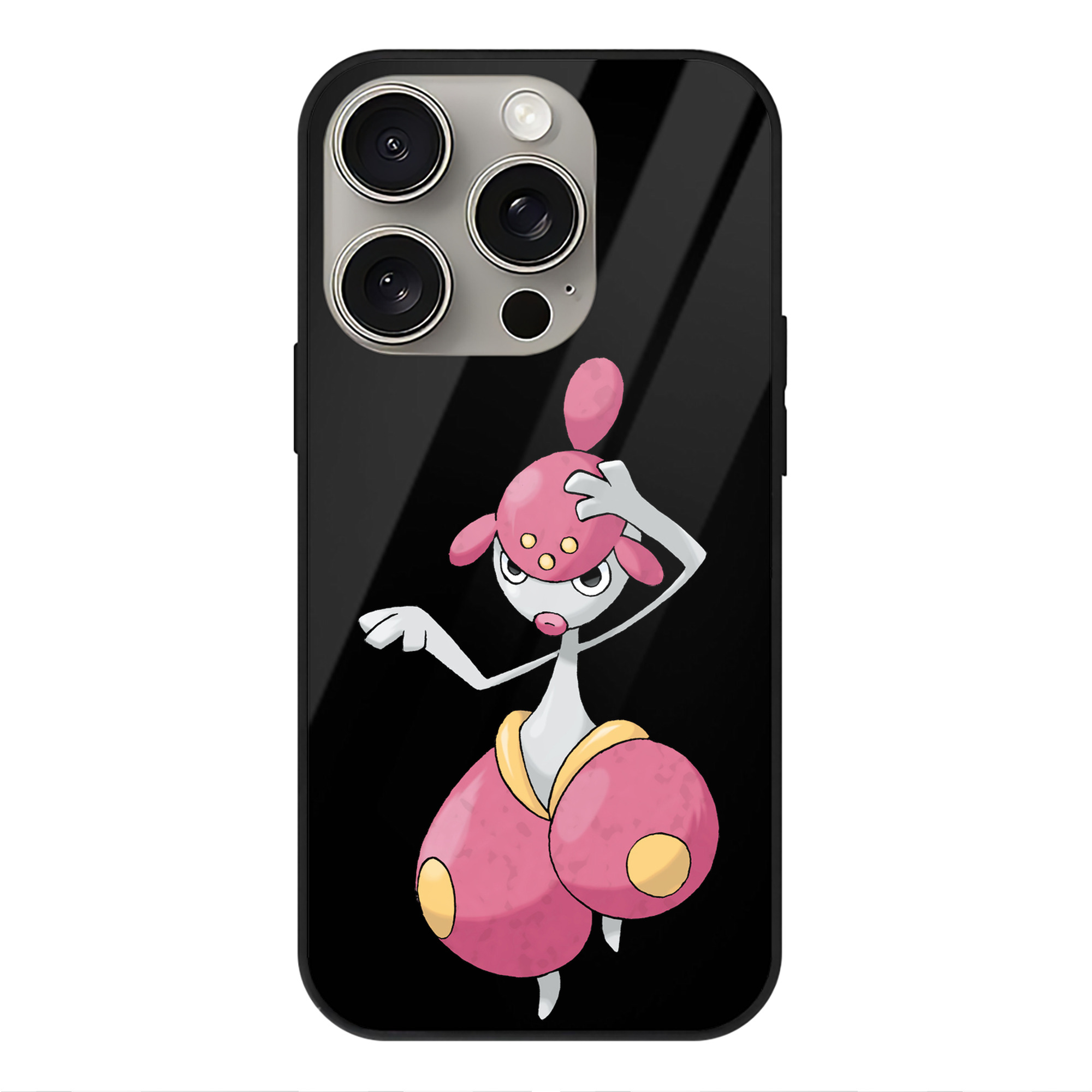 （画像用） ポケットモンスター Pokémon 【iPhone15Pro対応】スマホケース 耐衝撃＆黄変防止 背面ガラス