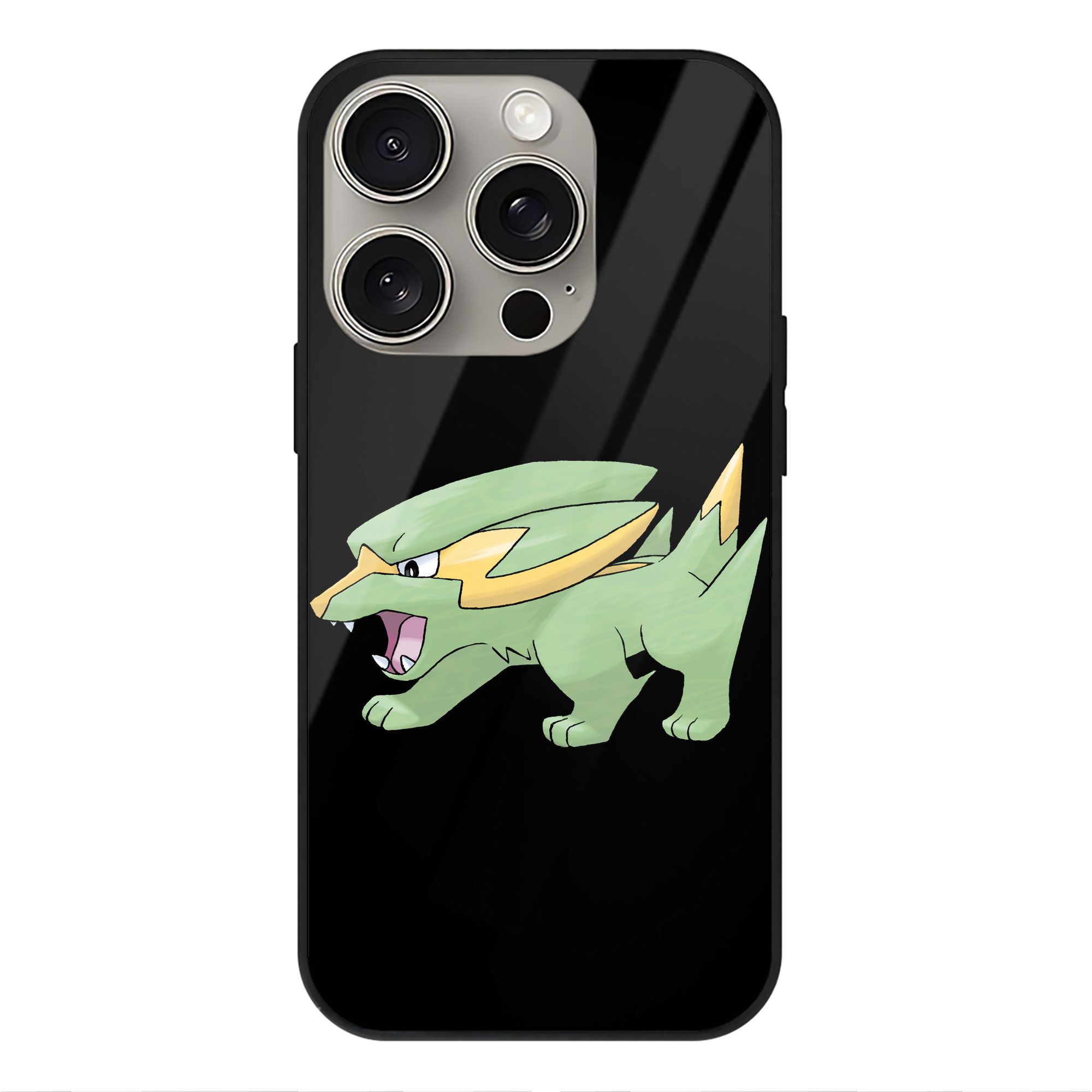 （画像用） ポケットモンスター Pokémon 【iPhone15Pro対応】スマホケース 耐衝撃＆黄変防止 背面ガラス
