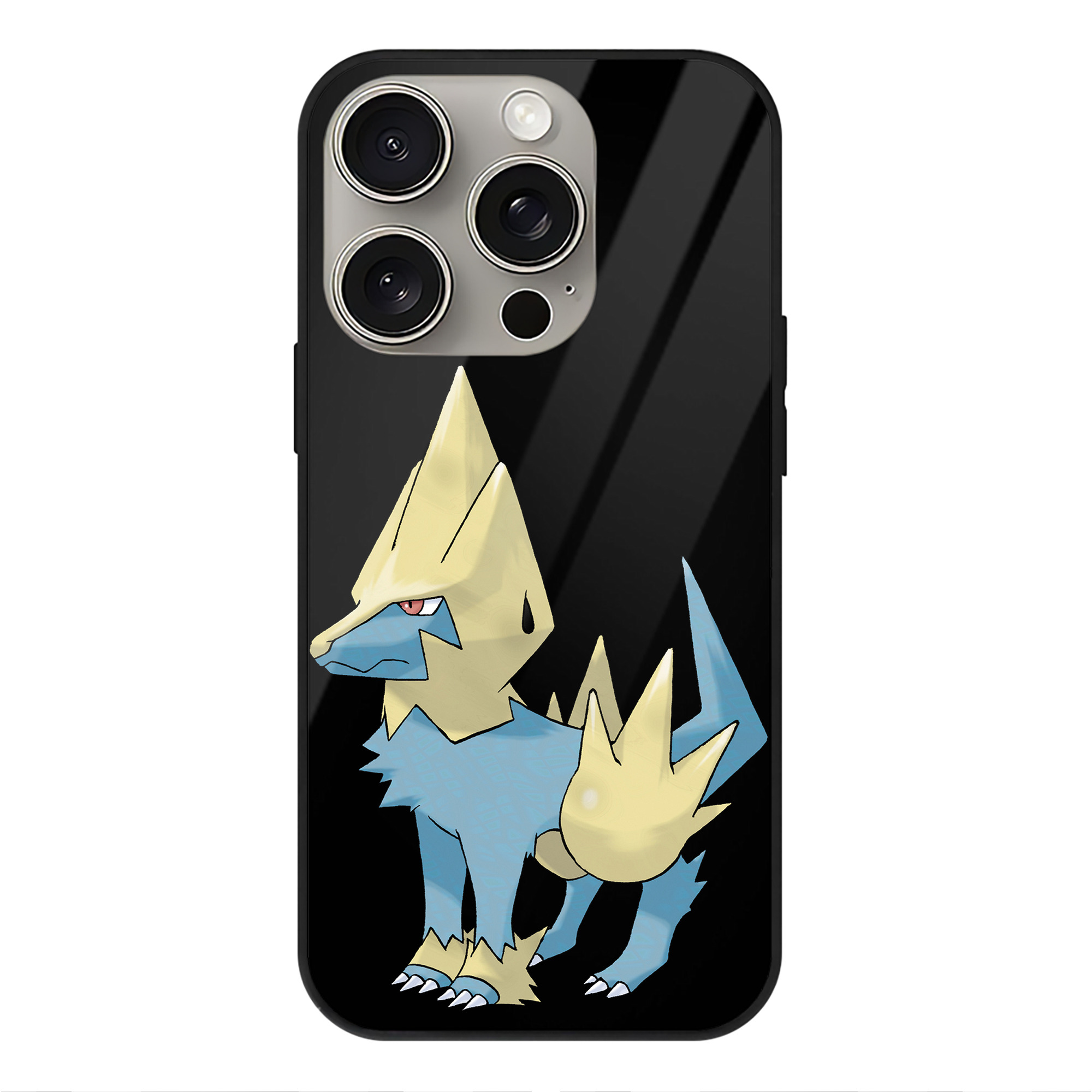 （画像用） ポケットモンスター Pokémon 【iPhone15Pro対応】スマホケース 耐衝撃＆黄変防止 背面ガラス