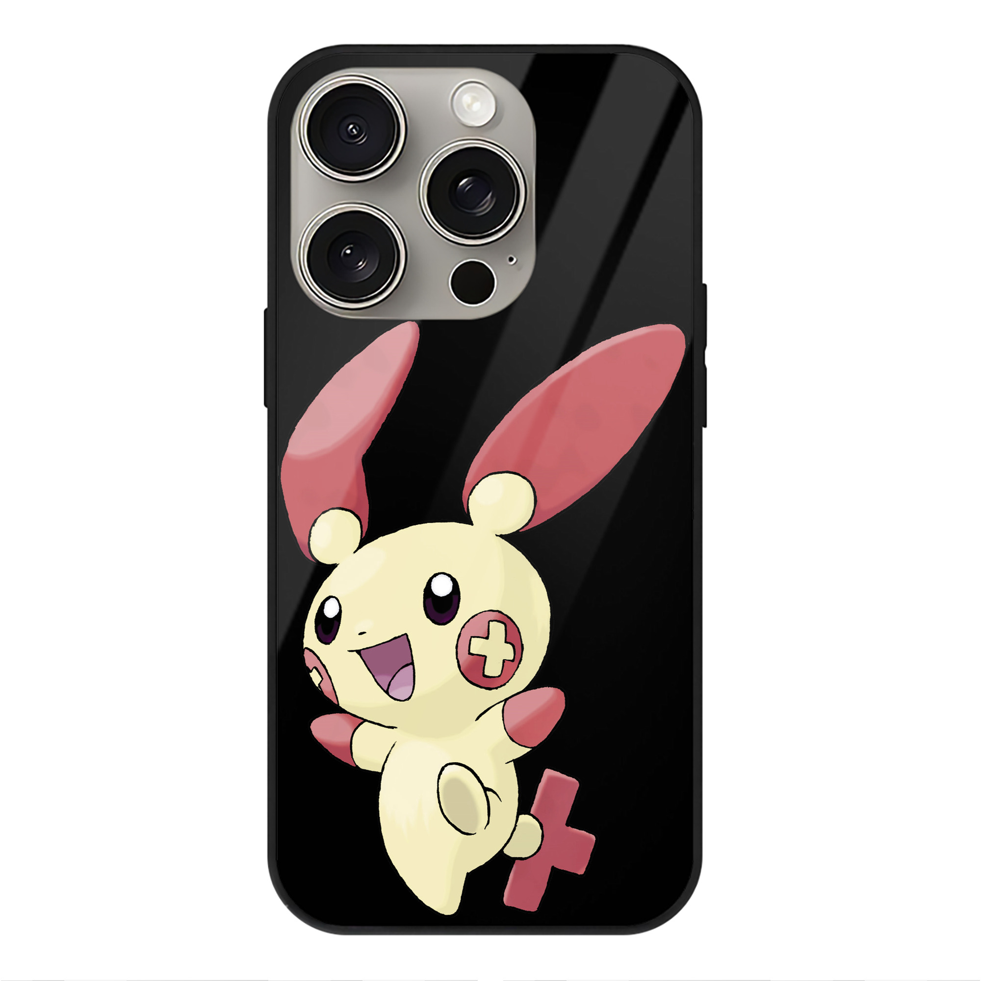 （画像用） ポケットモンスター Pokémon 【iPhone15Pro対応】スマホケース 耐衝撃＆黄変防止 背面ガラス