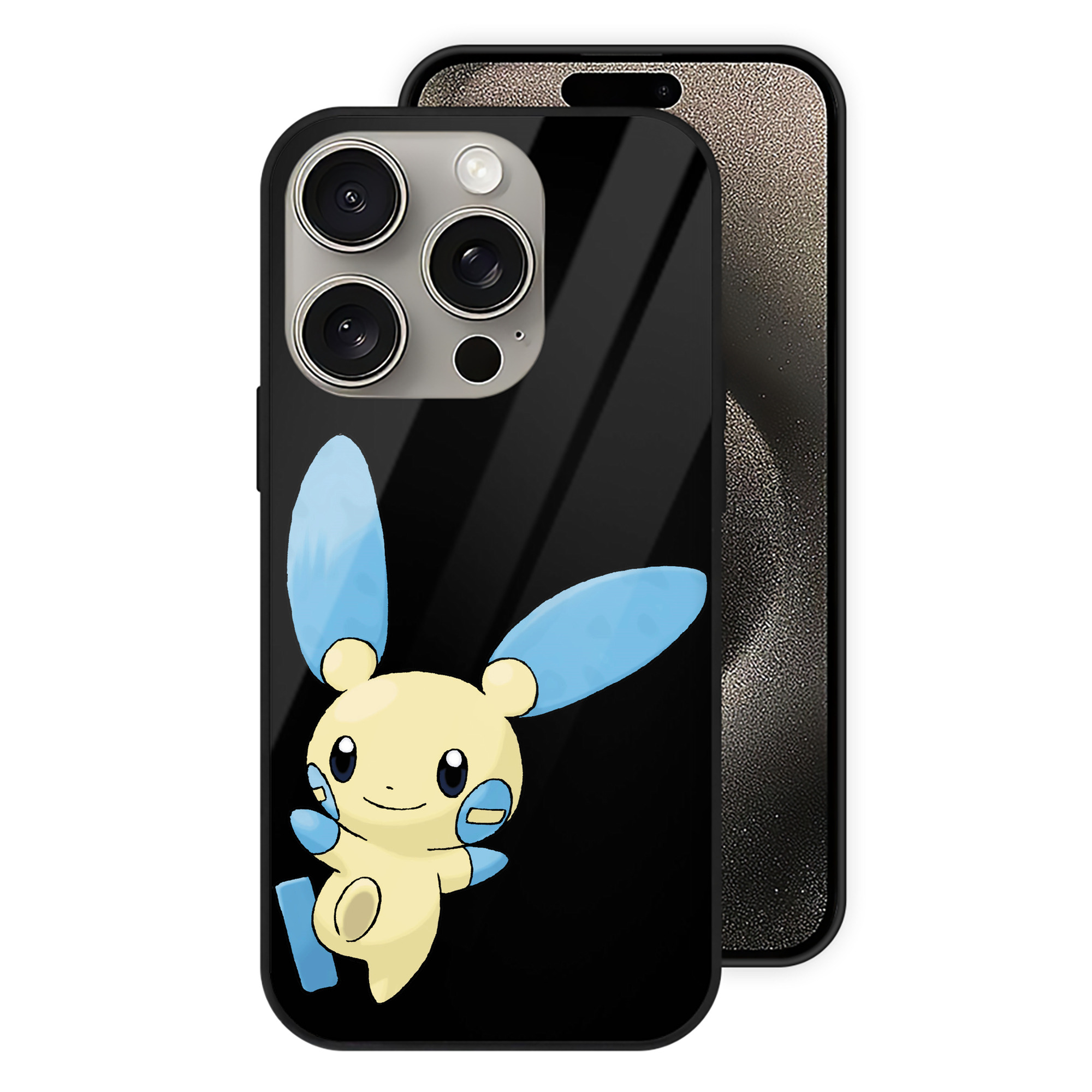 （画像用） ポケットモンスター Pokémon 【iPhone15Pro対応】スマホケース 耐衝撃＆黄変防止 背面ガラス