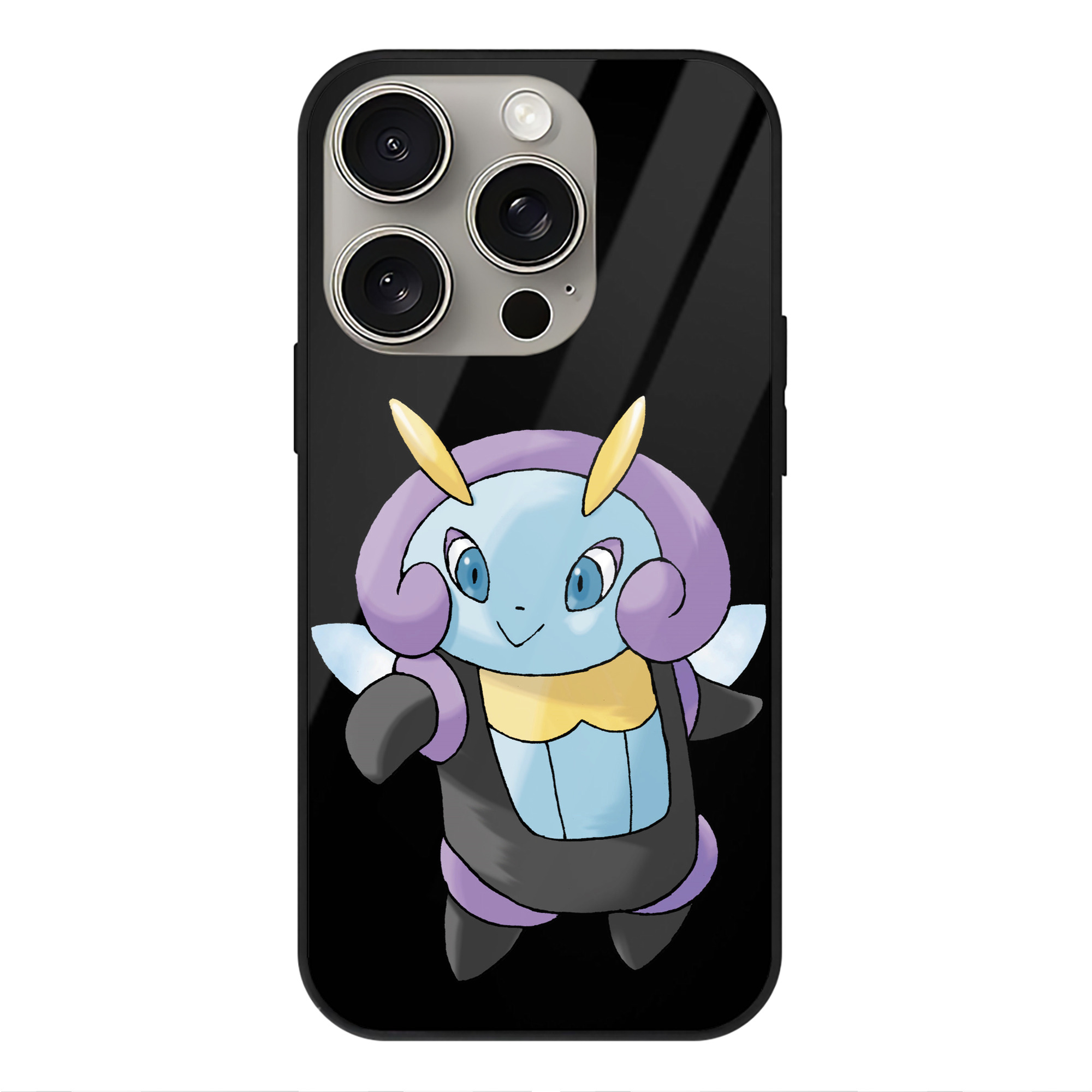 （画像用） ポケットモンスター Pokémon 【iPhone15Pro対応】スマホケース 耐衝撃＆黄変防止 背面ガラス