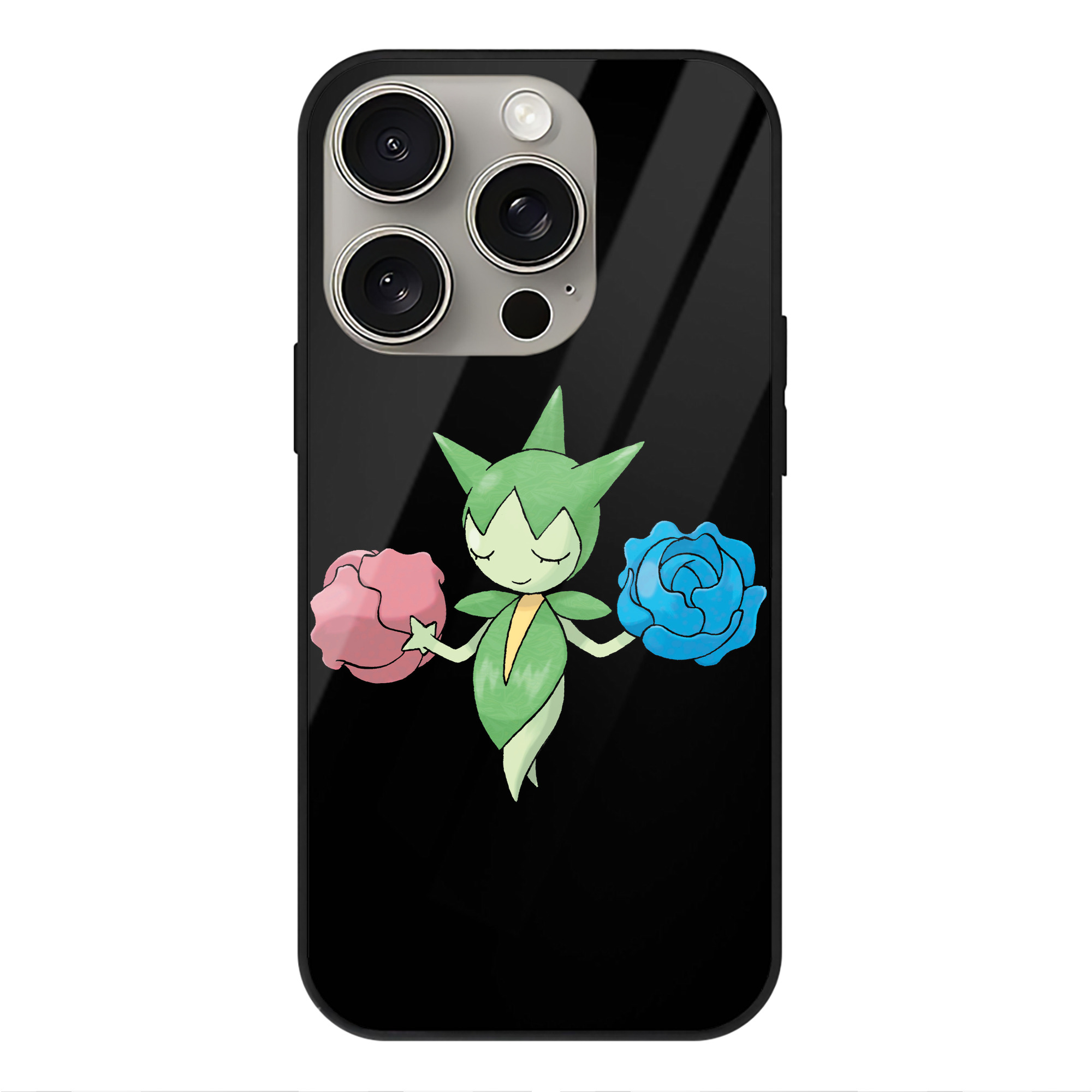 （画像用） ポケットモンスター Pokémon 【iPhone15Pro対応】スマホケース 耐衝撃＆黄変防止 背面ガラス
