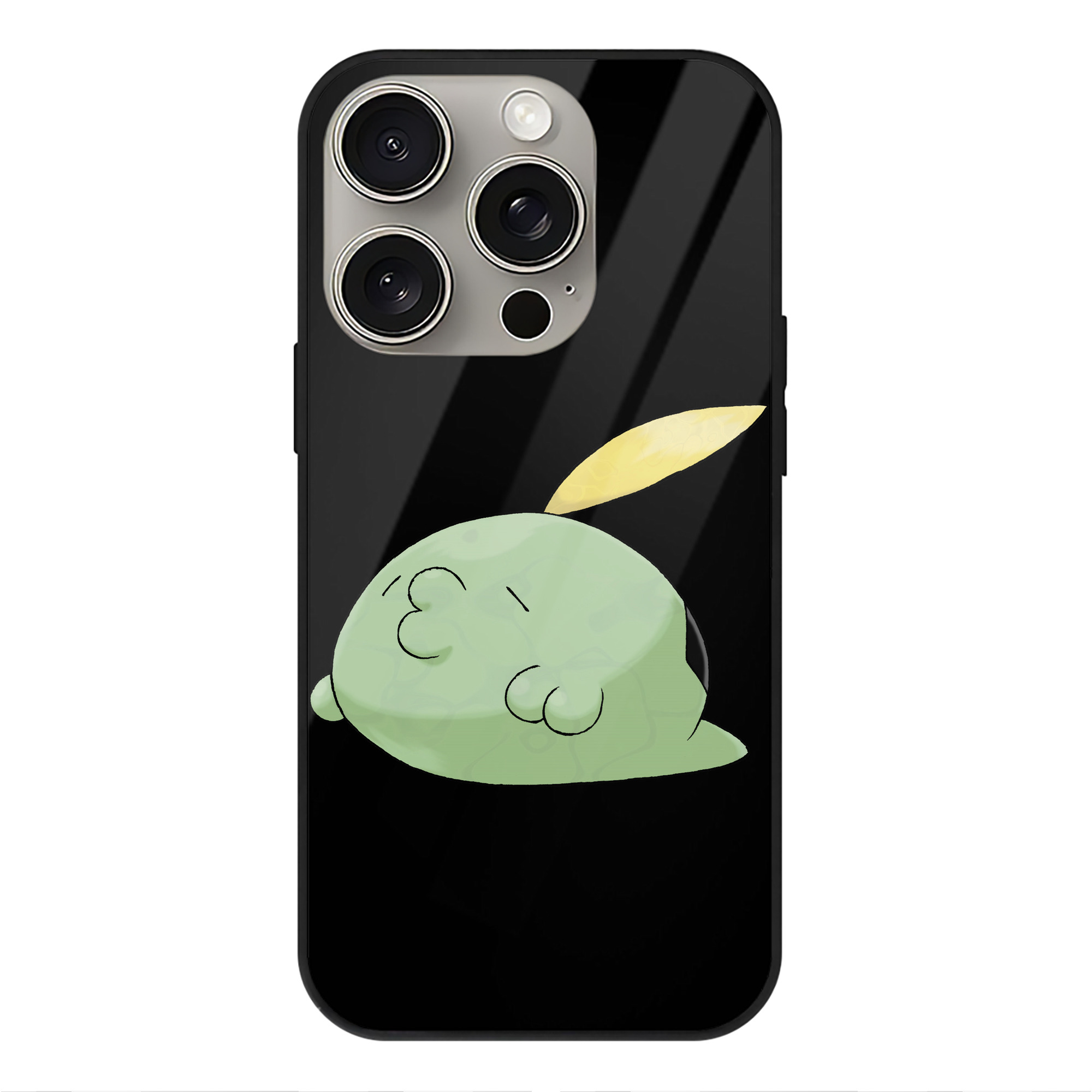 （画像用） ポケットモンスター Pokémon 【iPhone15Pro対応】スマホケース 耐衝撃＆黄変防止 背面ガラス