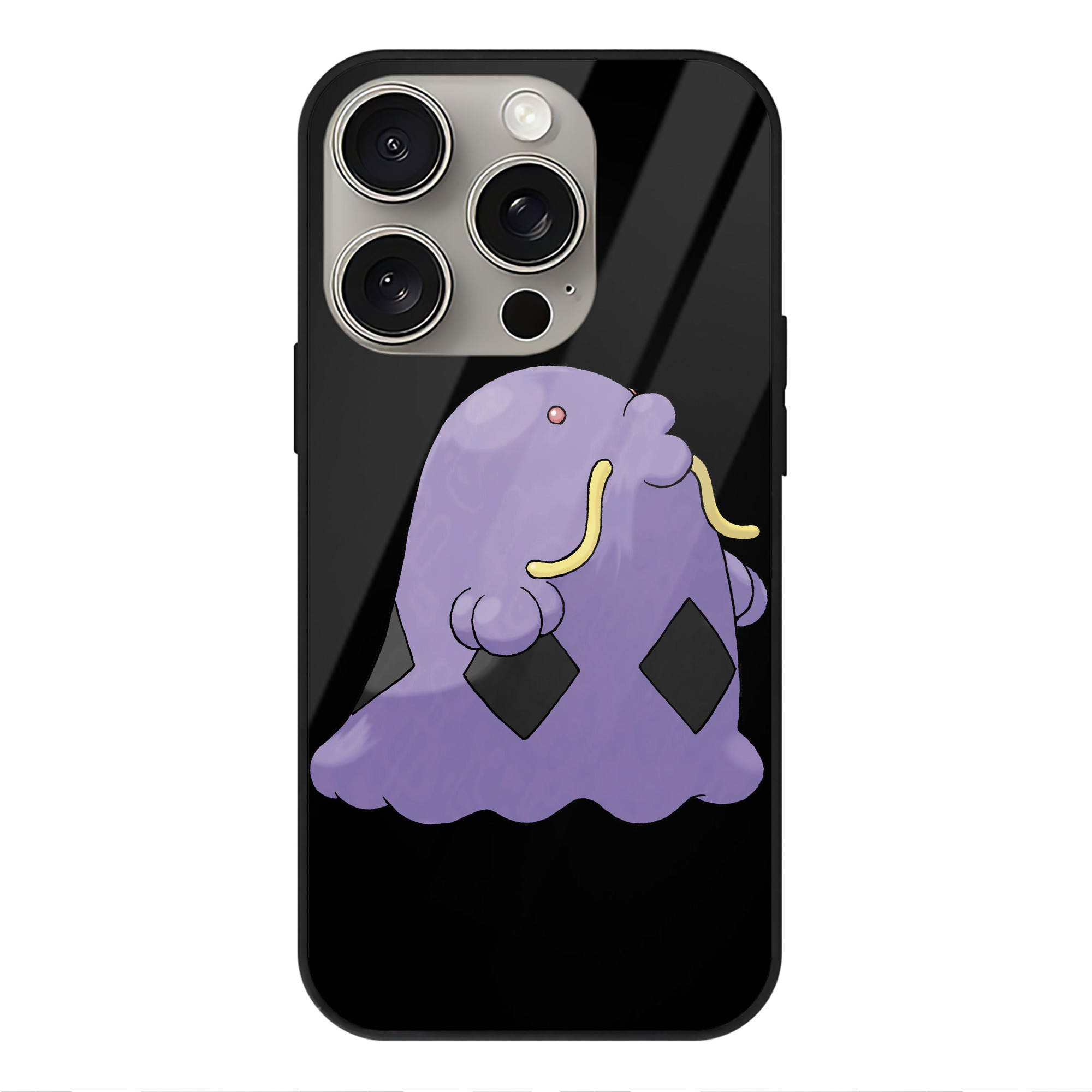 （画像用） ポケットモンスター Pokémon 【iPhone15Pro対応】スマホケース 耐衝撃＆黄変防止 背面ガラス