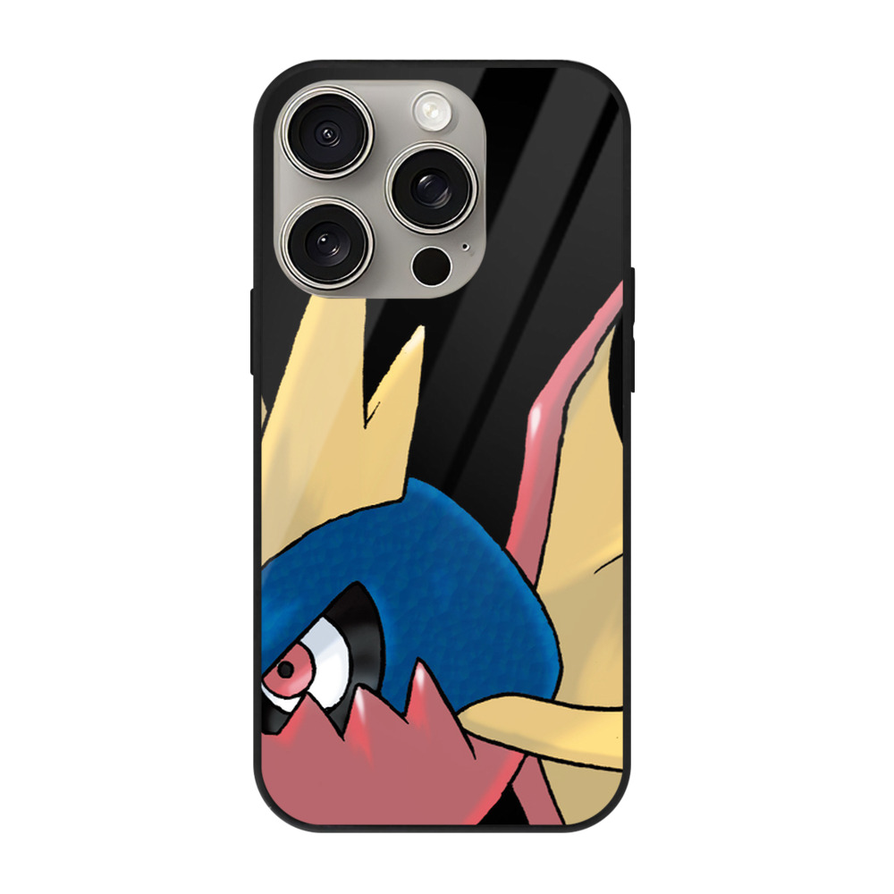 （画像用） ポケットモンスター Pokémon 【iPhone15Pro対応】スマホケース 耐衝撃＆黄変防止 背面ガラス