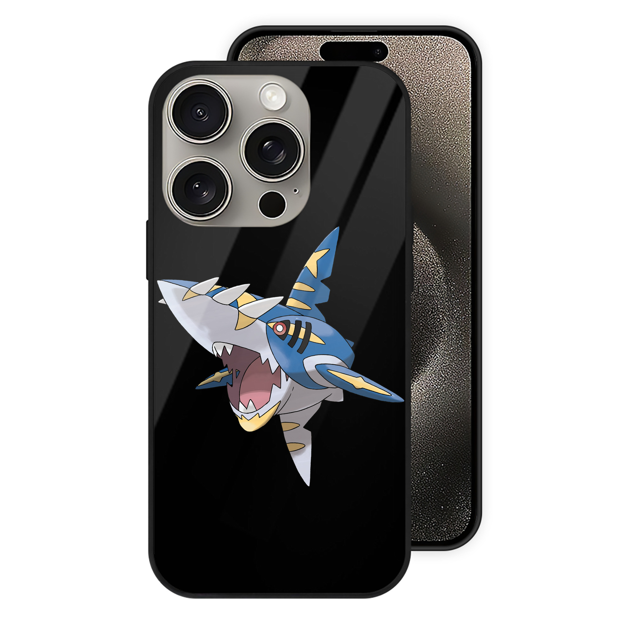（画像用） ポケットモンスター Pokémon 【iPhone15Pro対応】スマホケース 耐衝撃＆黄変防止 背面ガラス