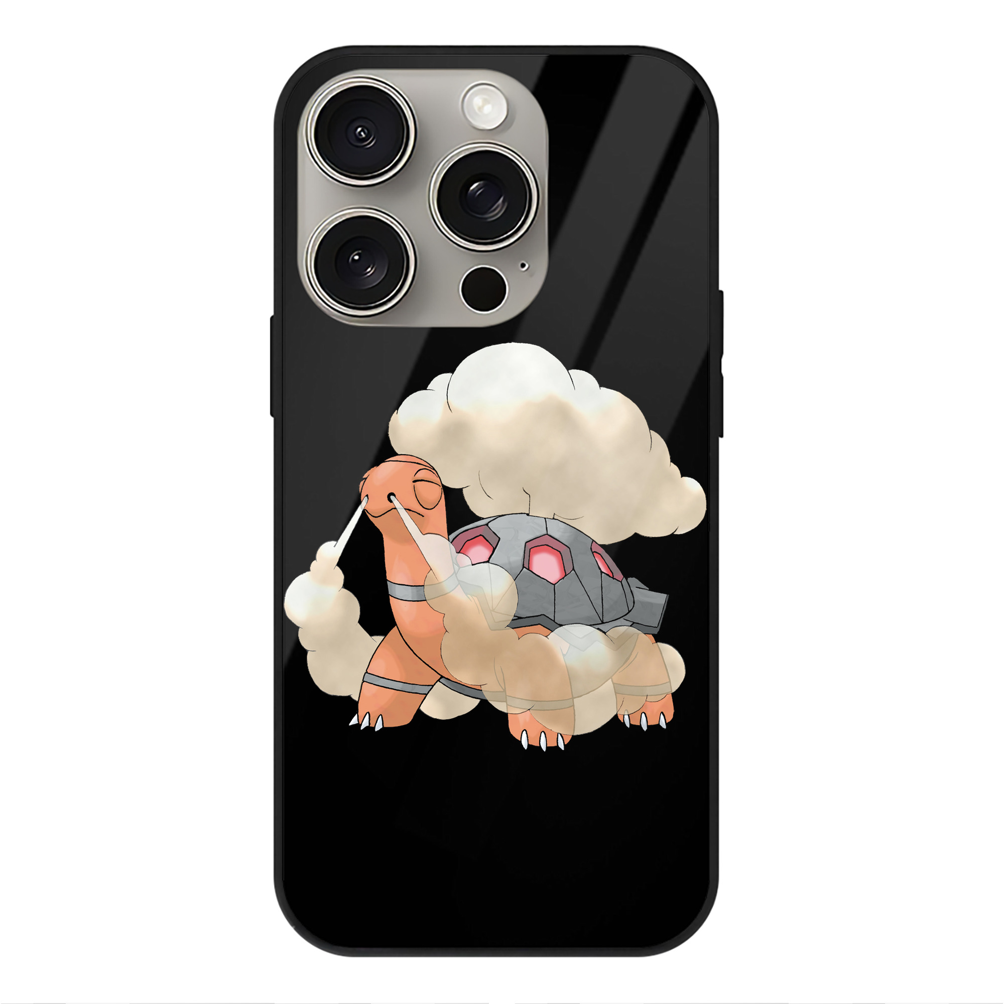 （画像用） ポケットモンスター Pokémon 【iPhone15Pro対応】スマホケース 耐衝撃＆黄変防止 背面ガラス