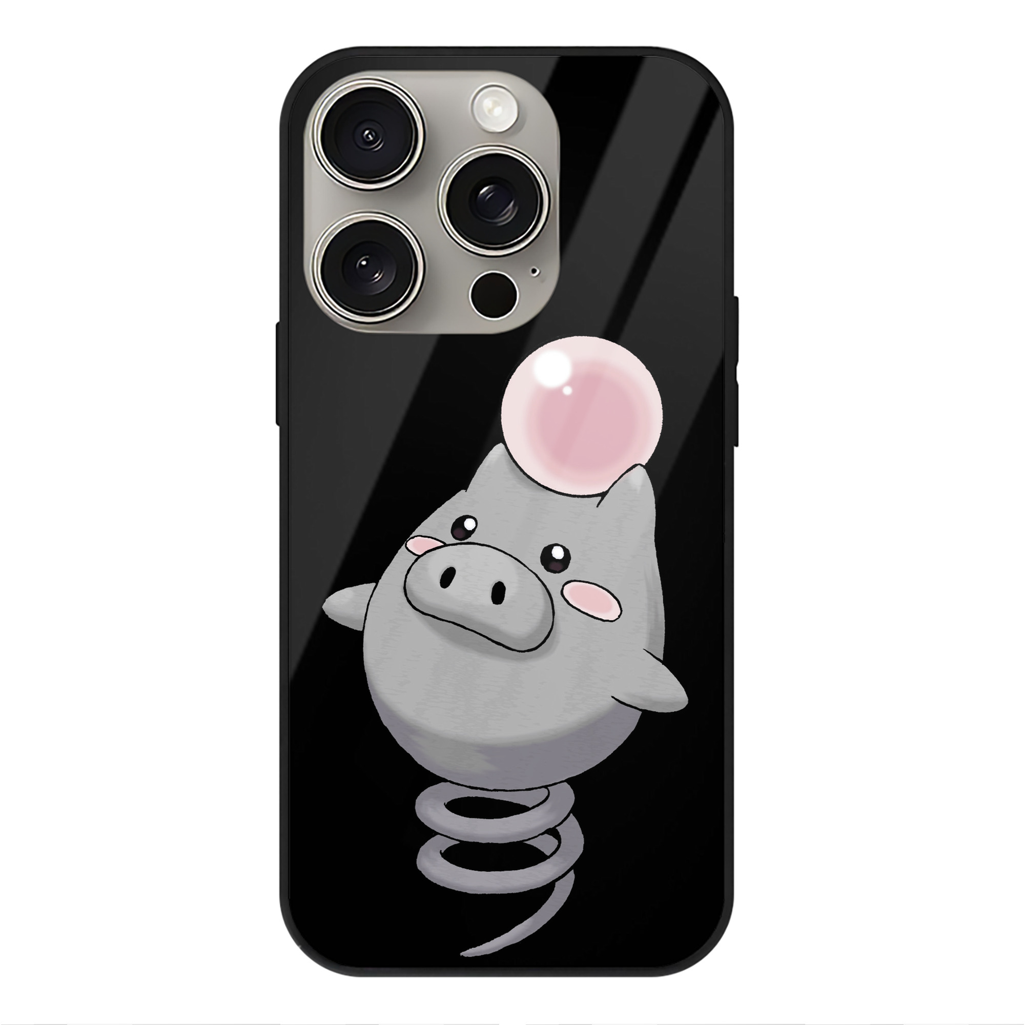 （画像用） ポケットモンスター Pokémon 【iPhone15Pro対応】スマホケース 耐衝撃＆黄変防止 背面ガラス