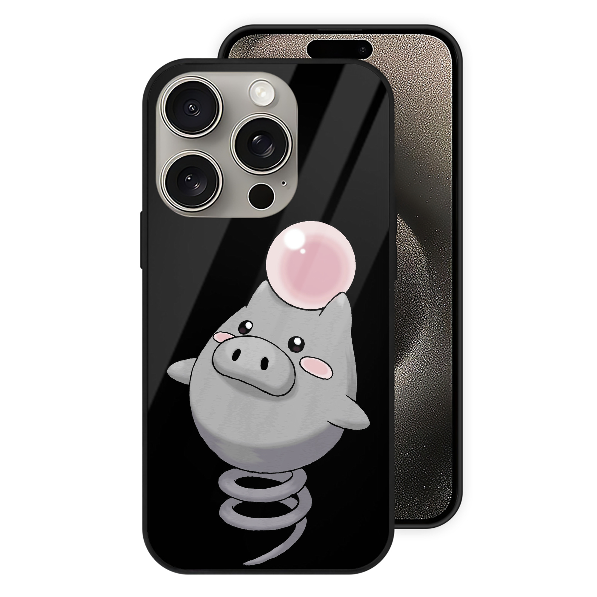 （画像用） ポケットモンスター Pokémon 【iPhone15Pro対応】スマホケース 耐衝撃＆黄変防止 背面ガラス
