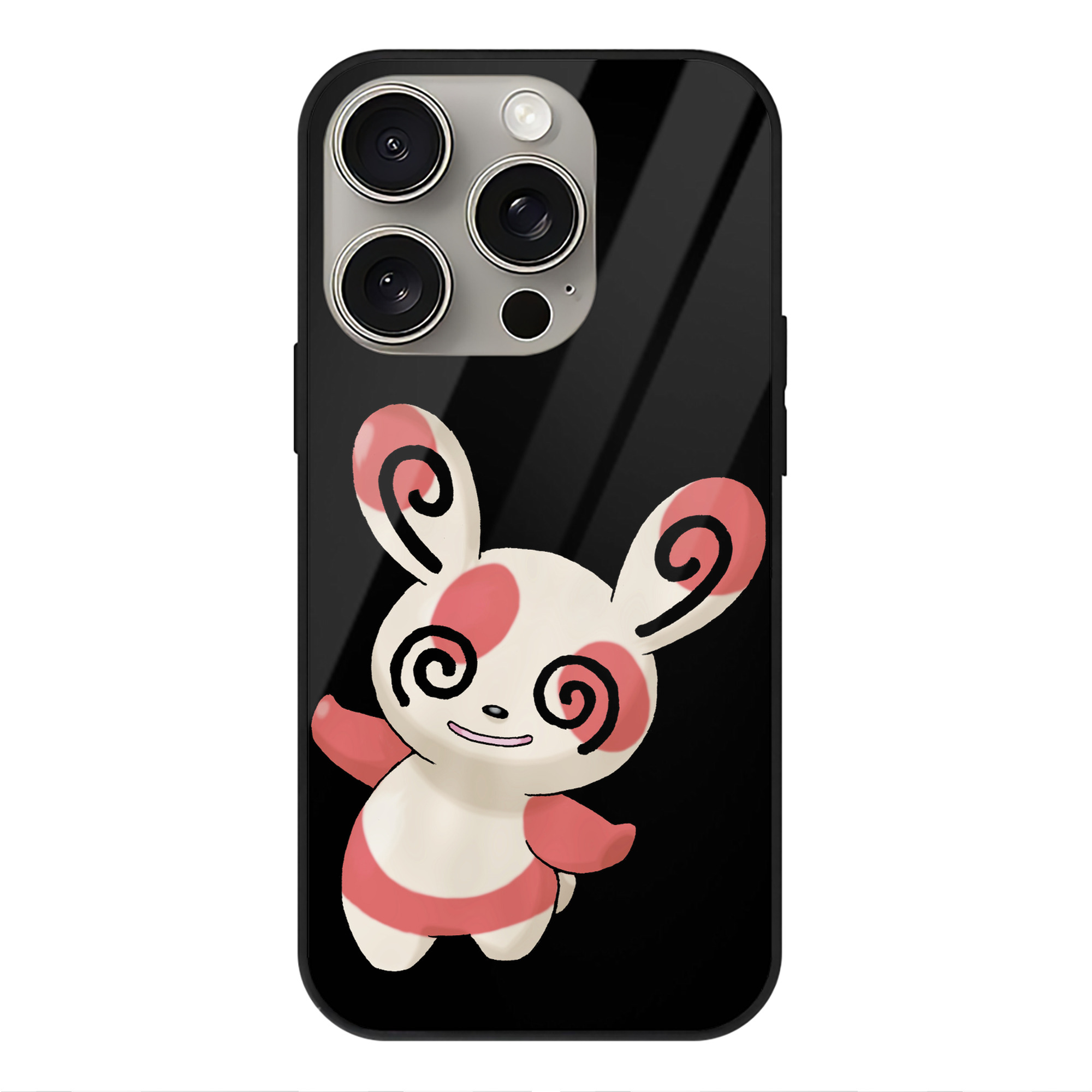 （画像用） ポケットモンスター Pokémon 【iPhone15Pro対応】スマホケース 耐衝撃＆黄変防止 背面ガラス
