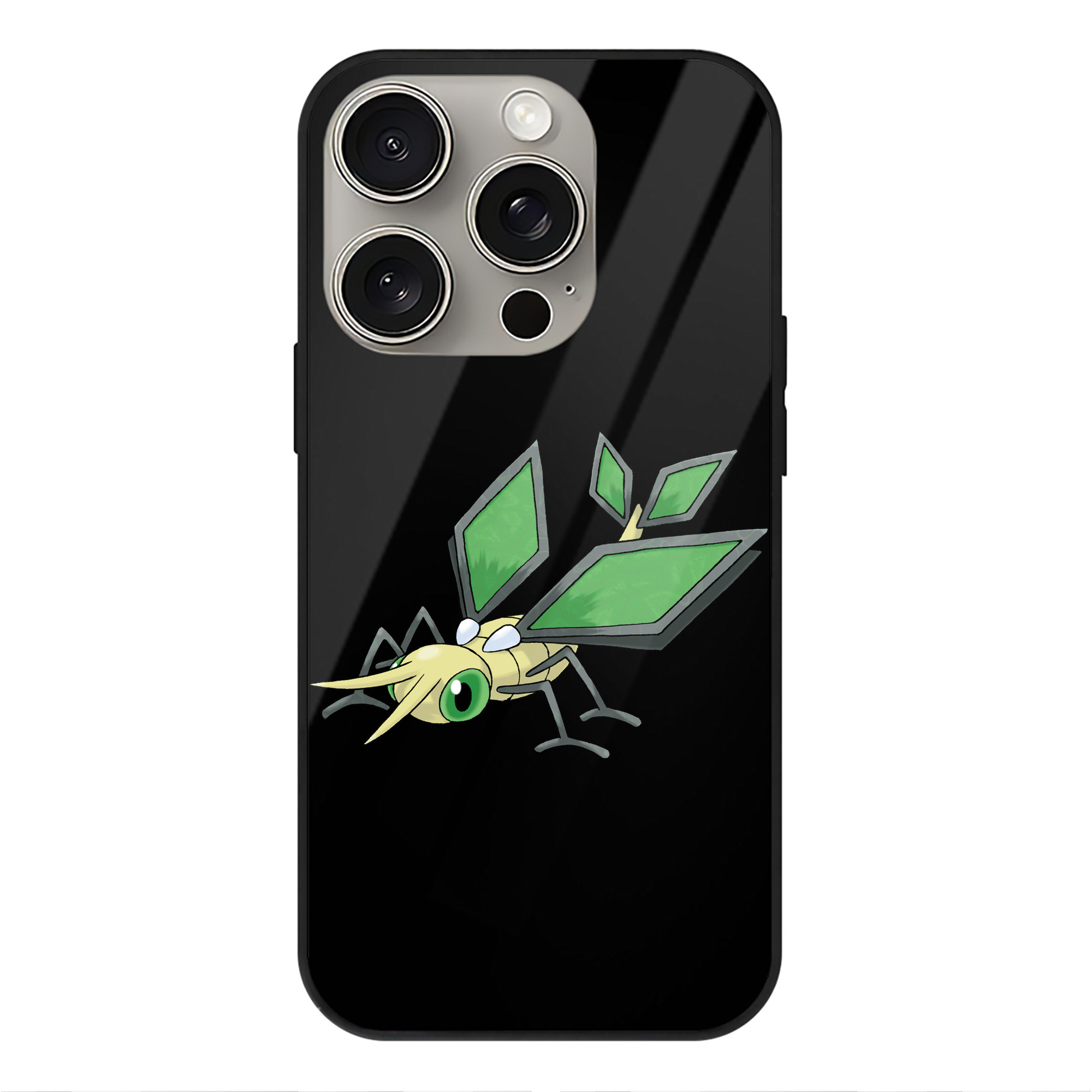 （画像用） ポケットモンスター Pokémon 【iPhone15Pro対応】スマホケース 耐衝撃＆黄変防止 背面ガラス