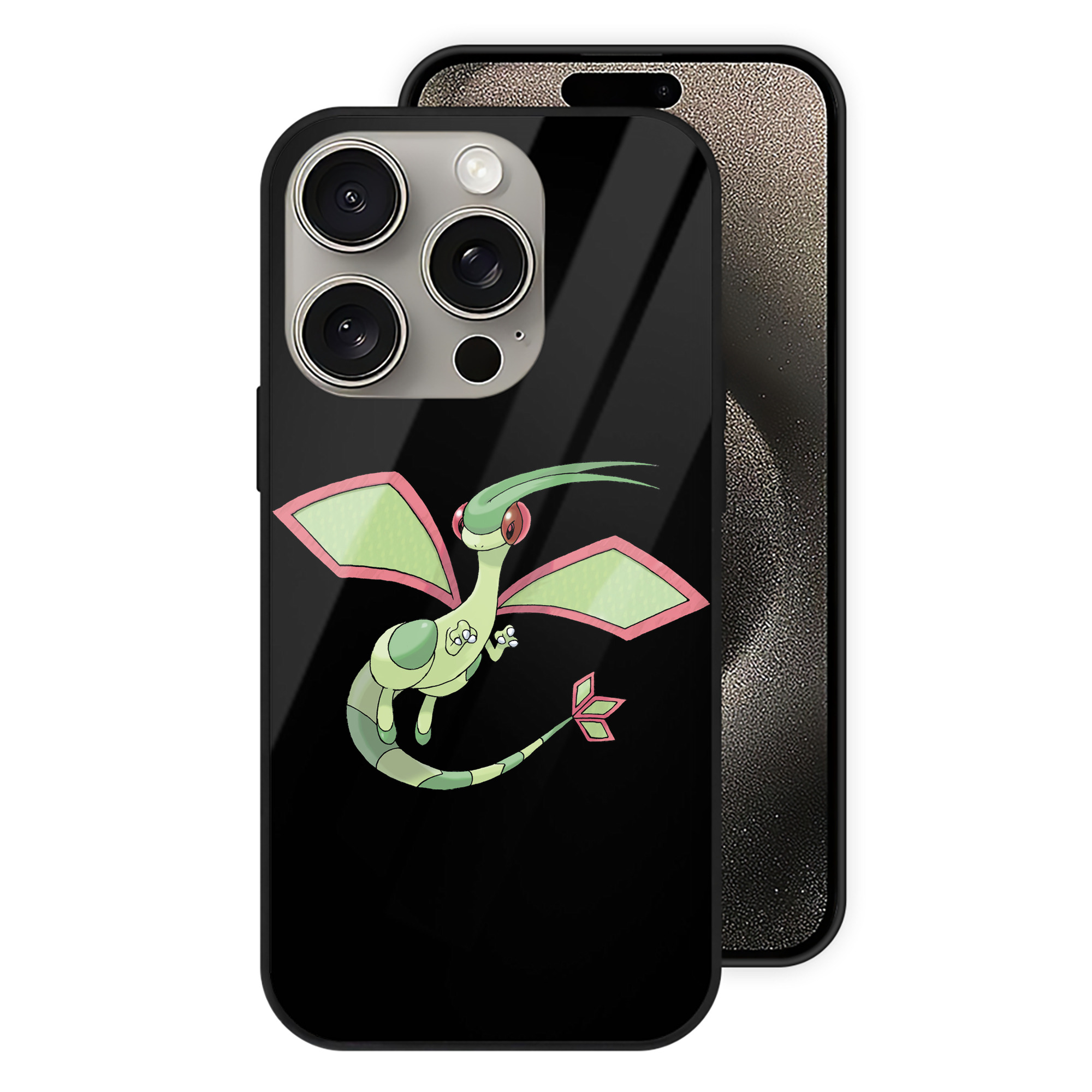（画像用） ポケットモンスター Pokémon 【iPhone15Pro対応】スマホケース 耐衝撃＆黄変防止 背面ガラス