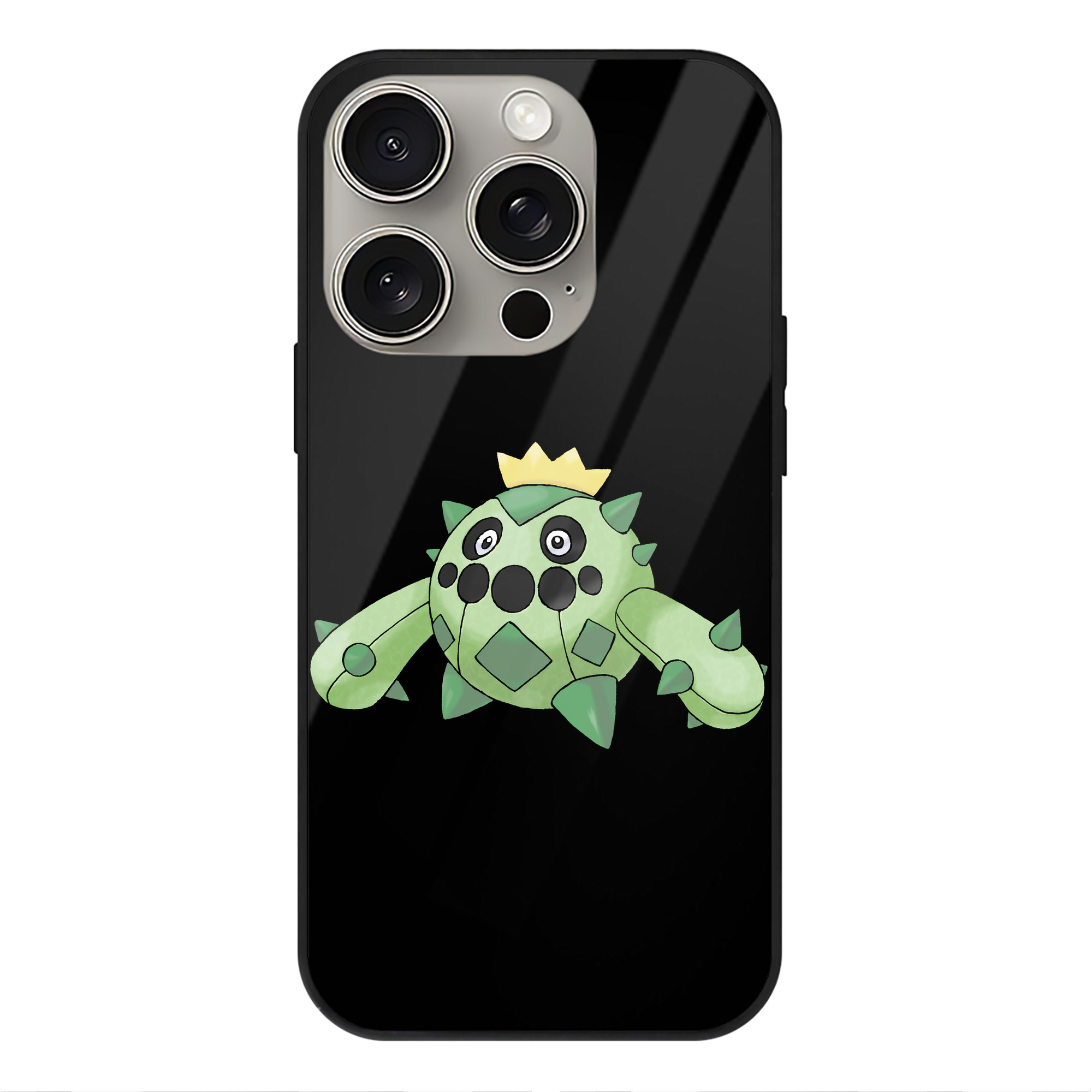 （画像用） ポケットモンスター Pokémon 【iPhone15Pro対応】スマホケース 耐衝撃＆黄変防止 背面ガラス