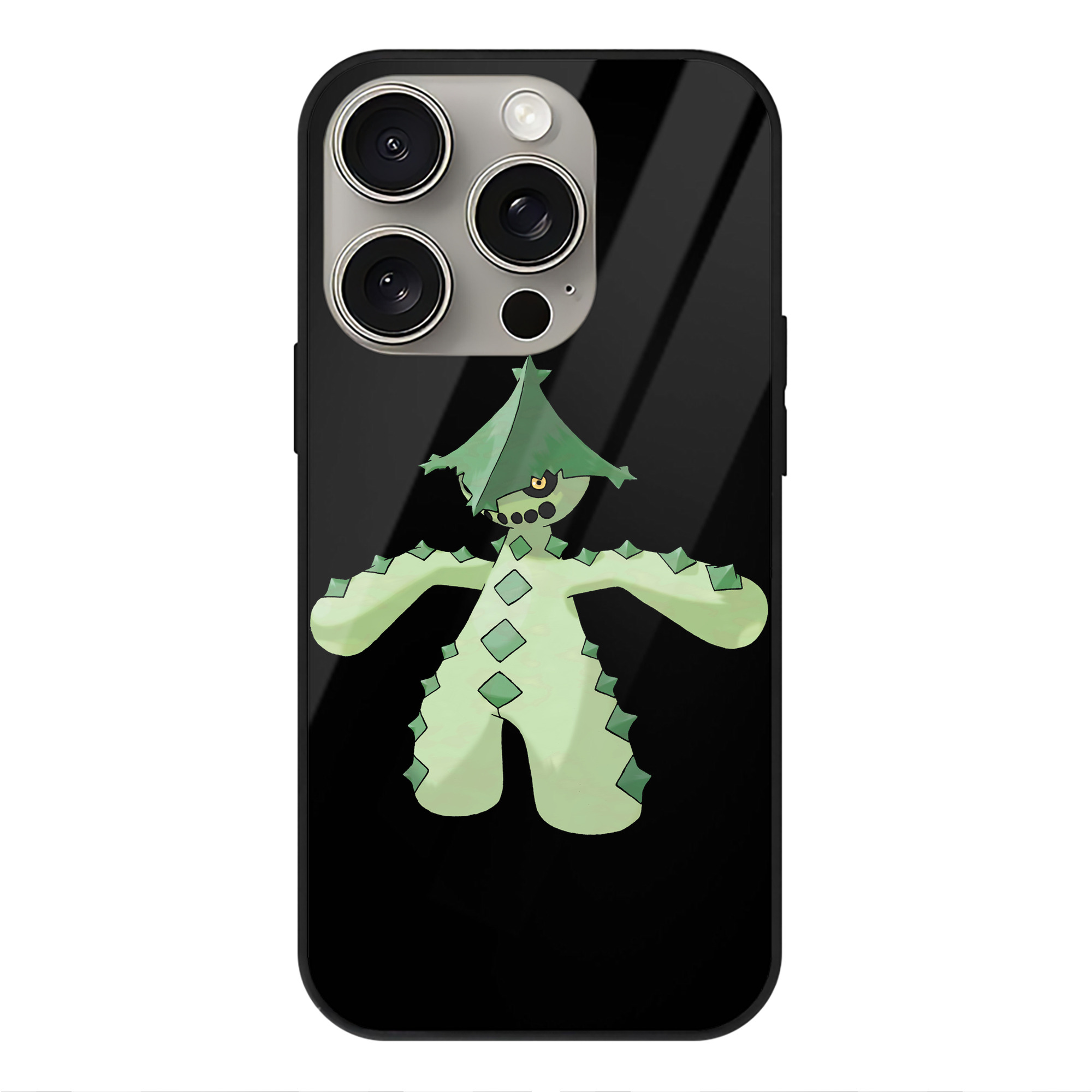 （画像用） ポケットモンスター Pokémon 【iPhone15Pro対応】スマホケース 耐衝撃＆黄変防止 背面ガラス