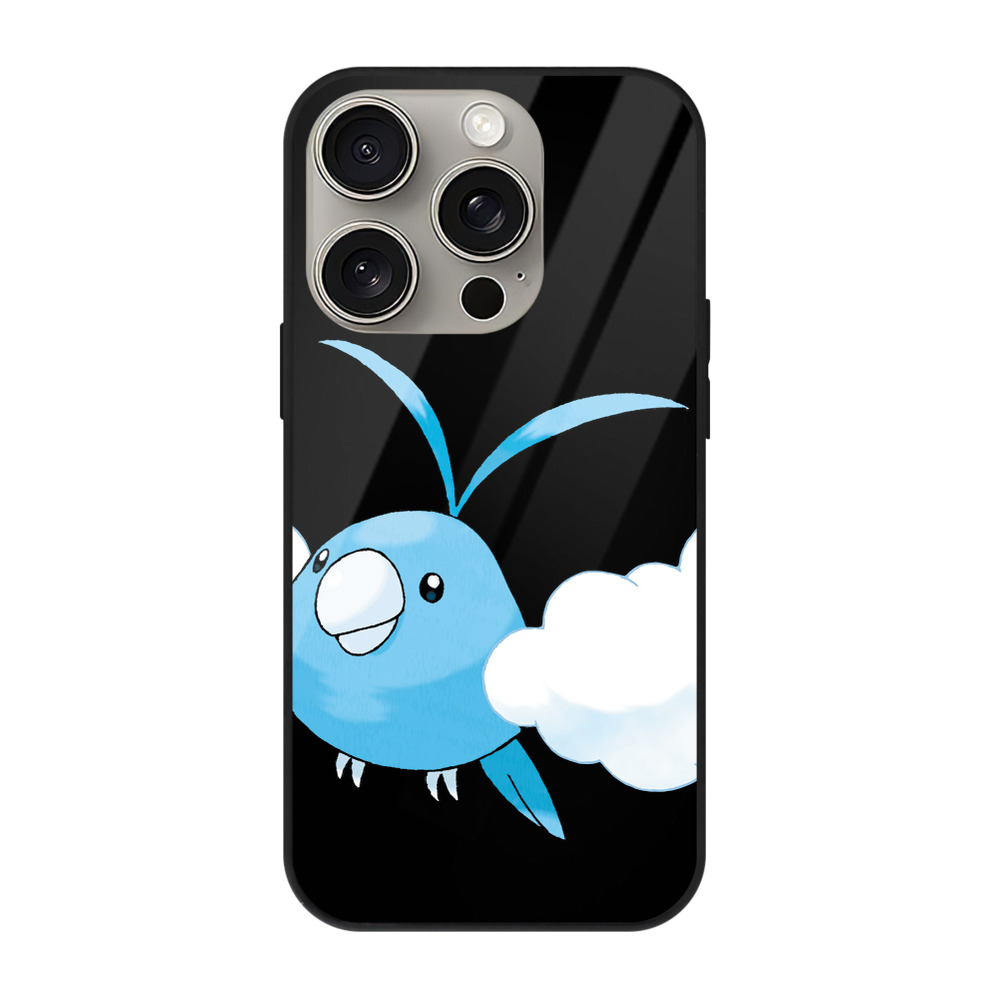 （画像用） ポケットモンスター Pokémon 【iPhone15Pro対応】スマホケース 耐衝撃＆黄変防止 背面ガラス