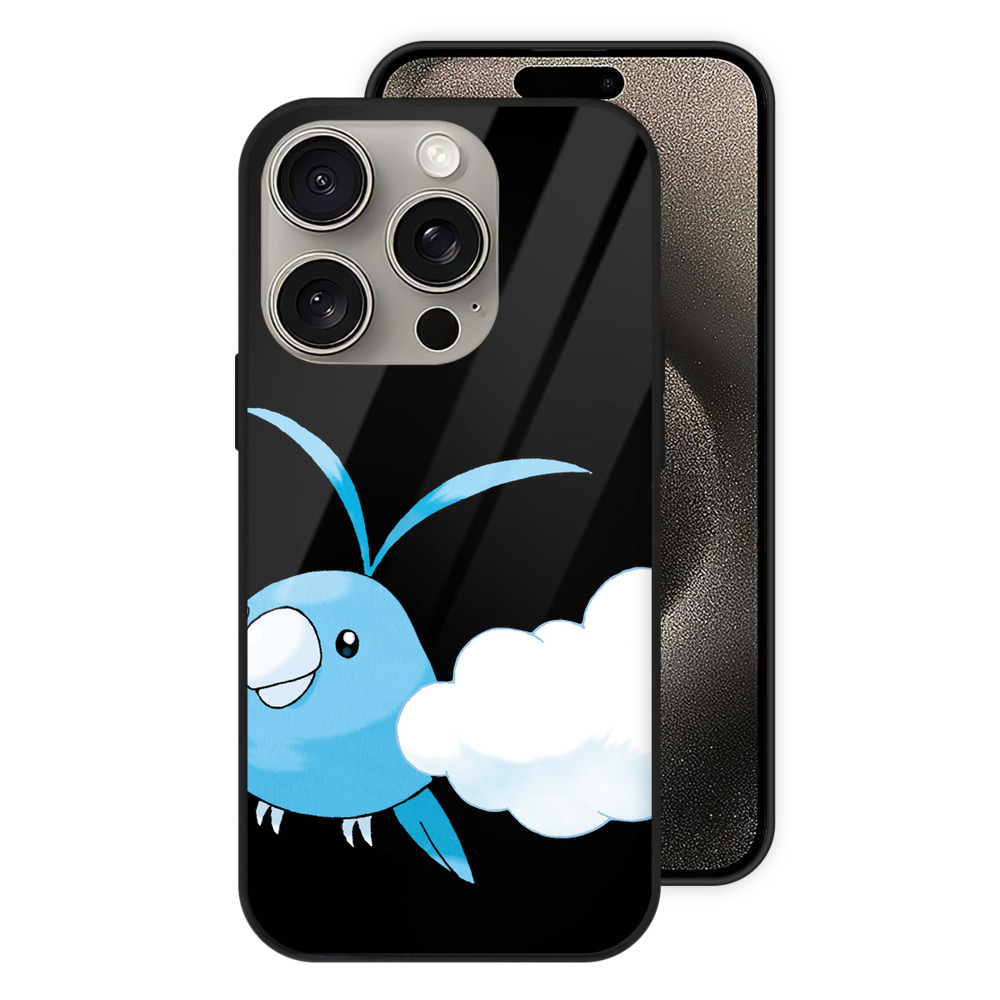 （画像用） ポケットモンスター Pokémon 【iPhone15Pro対応】スマホケース 耐衝撃＆黄変防止 背面ガラス