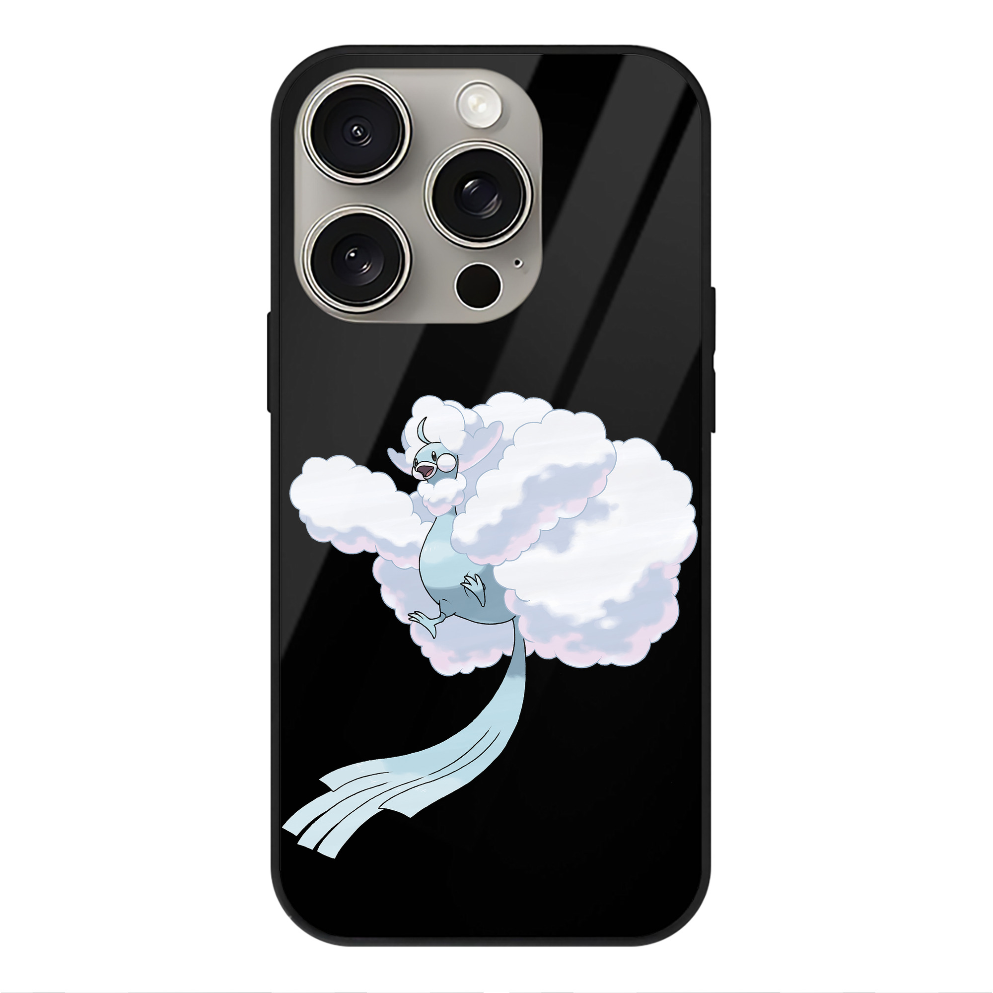 （画像用） ポケットモンスター Pokémon 【iPhone15Pro対応】スマホケース 耐衝撃＆黄変防止 背面ガラス