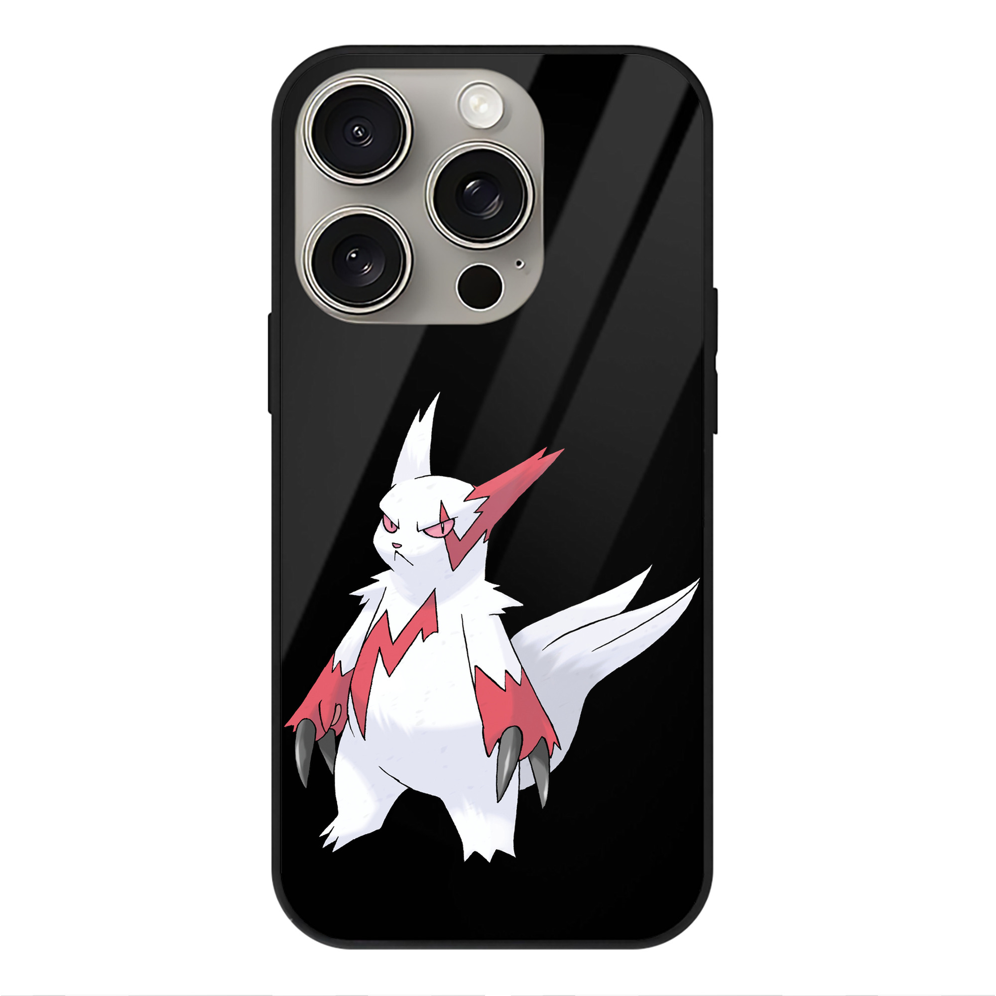 （画像用） ポケットモンスター Pokémon 【iPhone15Pro対応】スマホケース 耐衝撃＆黄変防止 背面ガラス