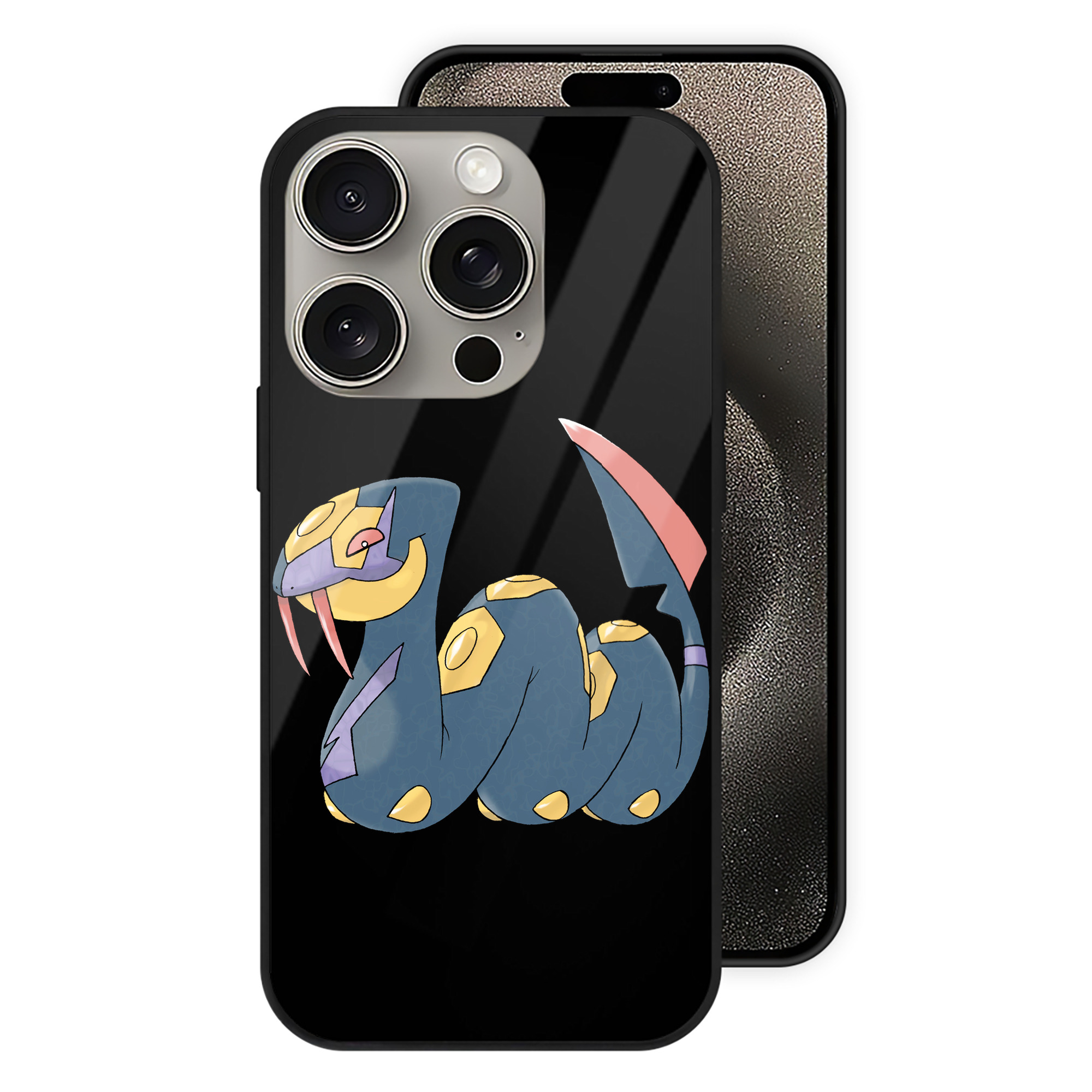 （画像用） ポケットモンスター Pokémon 【iPhone15Pro対応】スマホケース 耐衝撃＆黄変防止 背面ガラス