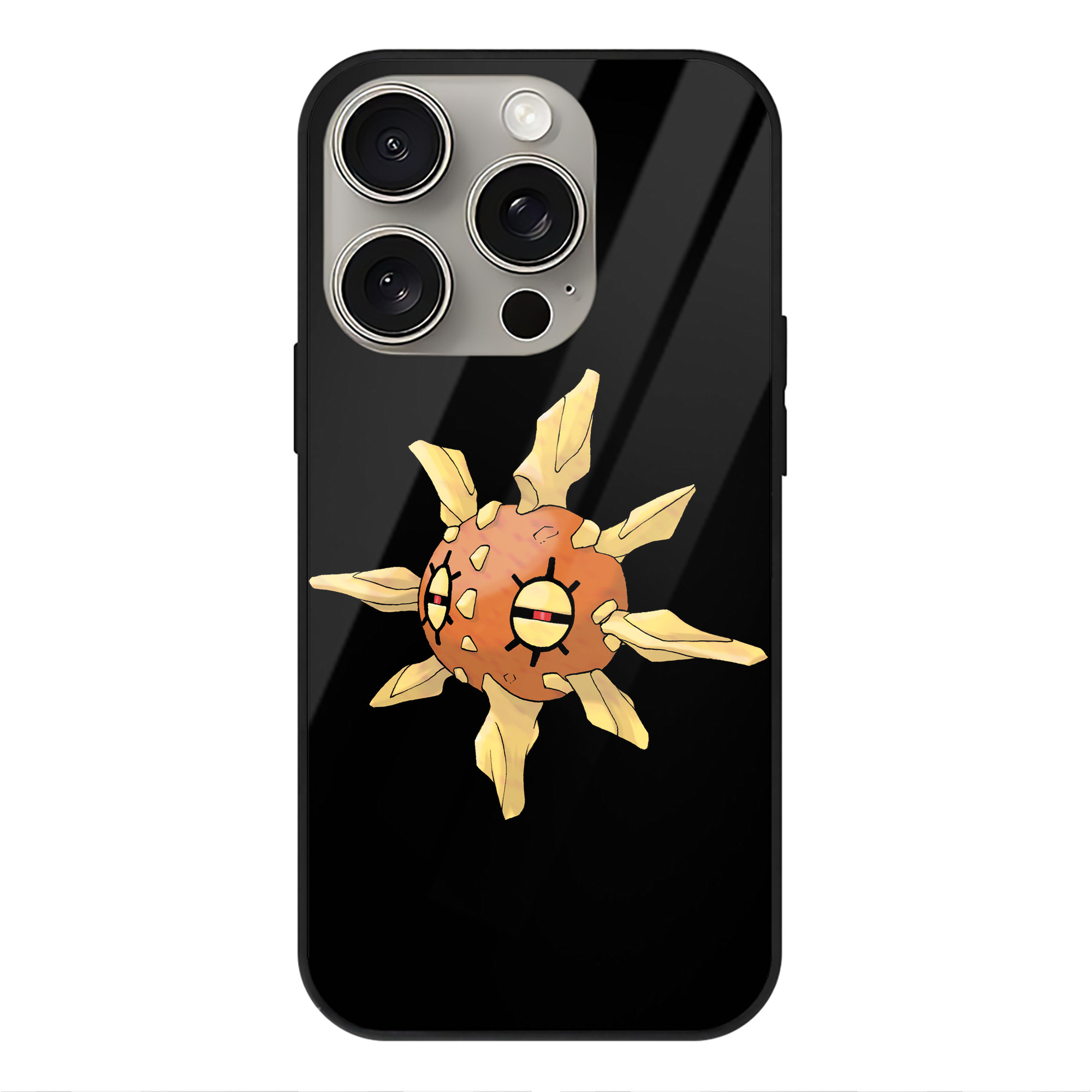 （画像用） ポケットモンスター Pokémon 【iPhone15Pro対応】スマホケース 耐衝撃＆黄変防止 背面ガラス