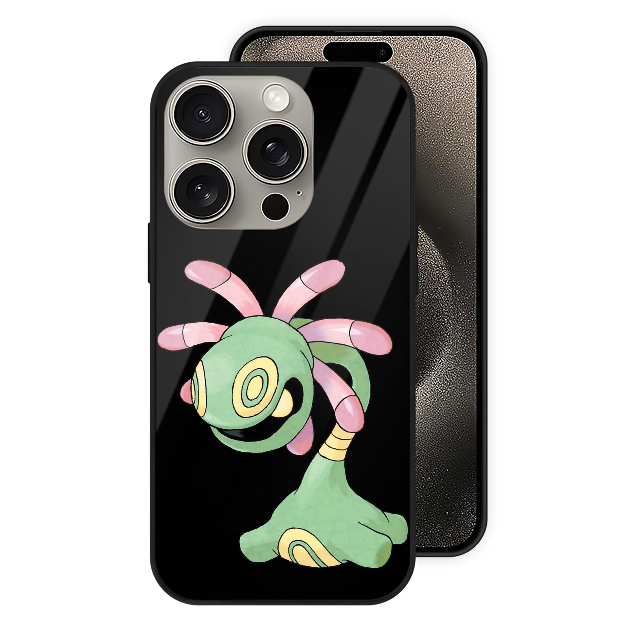 （画像用） ポケットモンスター Pokémon 【iPhone15Pro対応】スマホケース 耐衝撃＆黄変防止 背面ガラス