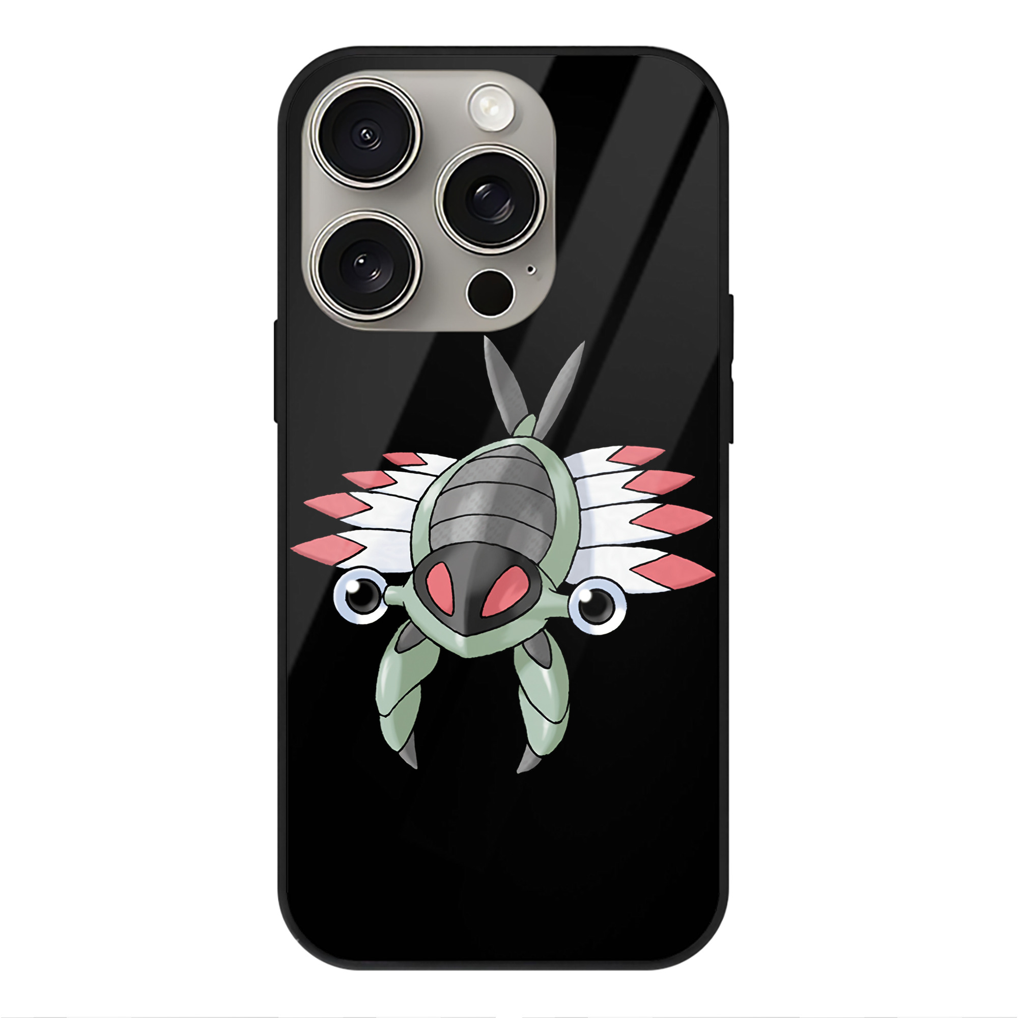 （画像用） ポケットモンスター Pokémon 【iPhone15Pro対応】スマホケース 耐衝撃＆黄変防止 背面ガラス