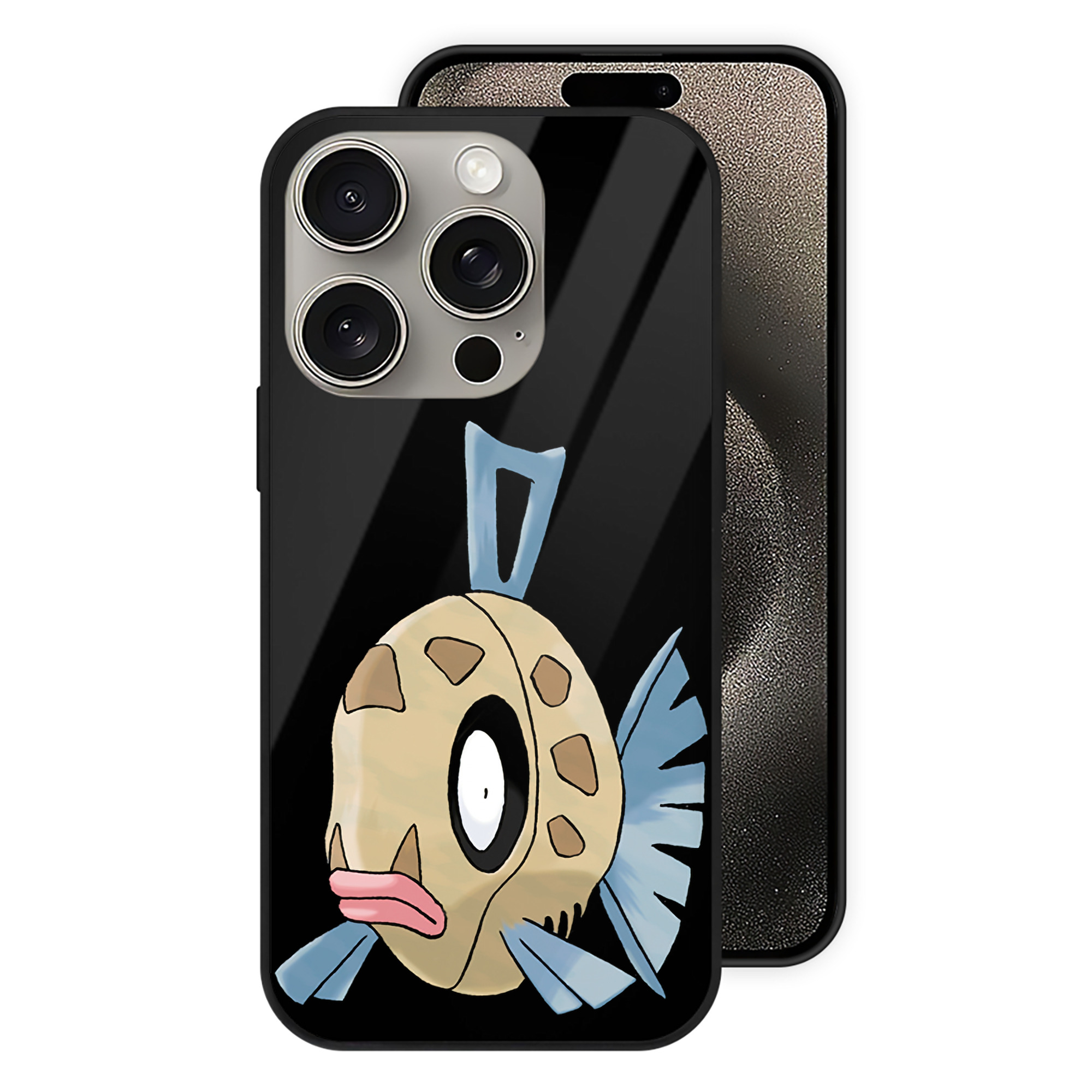（画像用） ポケットモンスター Pokémon 【iPhone15Pro対応】スマホケース 耐衝撃＆黄変防止 背面ガラス