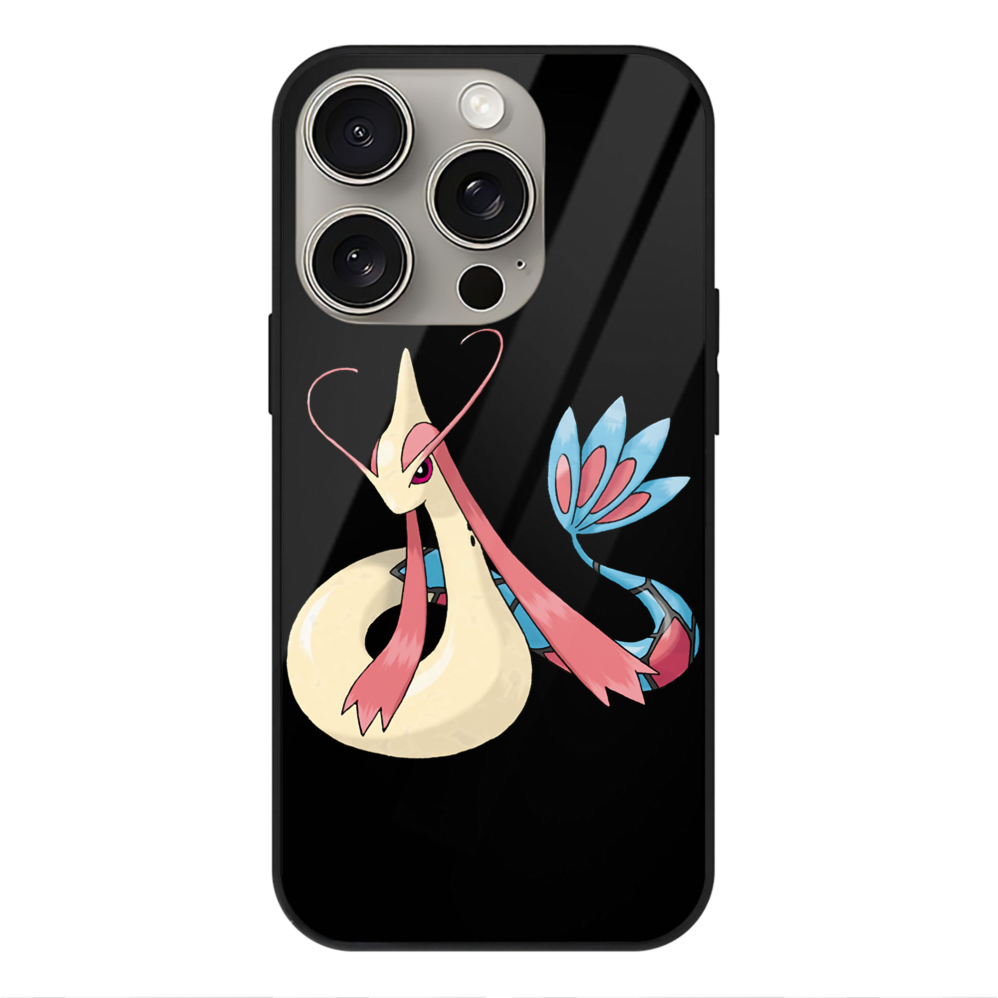 （画像用） ポケットモンスター Pokémon 【iPhone15Pro対応】スマホケース 耐衝撃＆黄変防止 背面ガラス