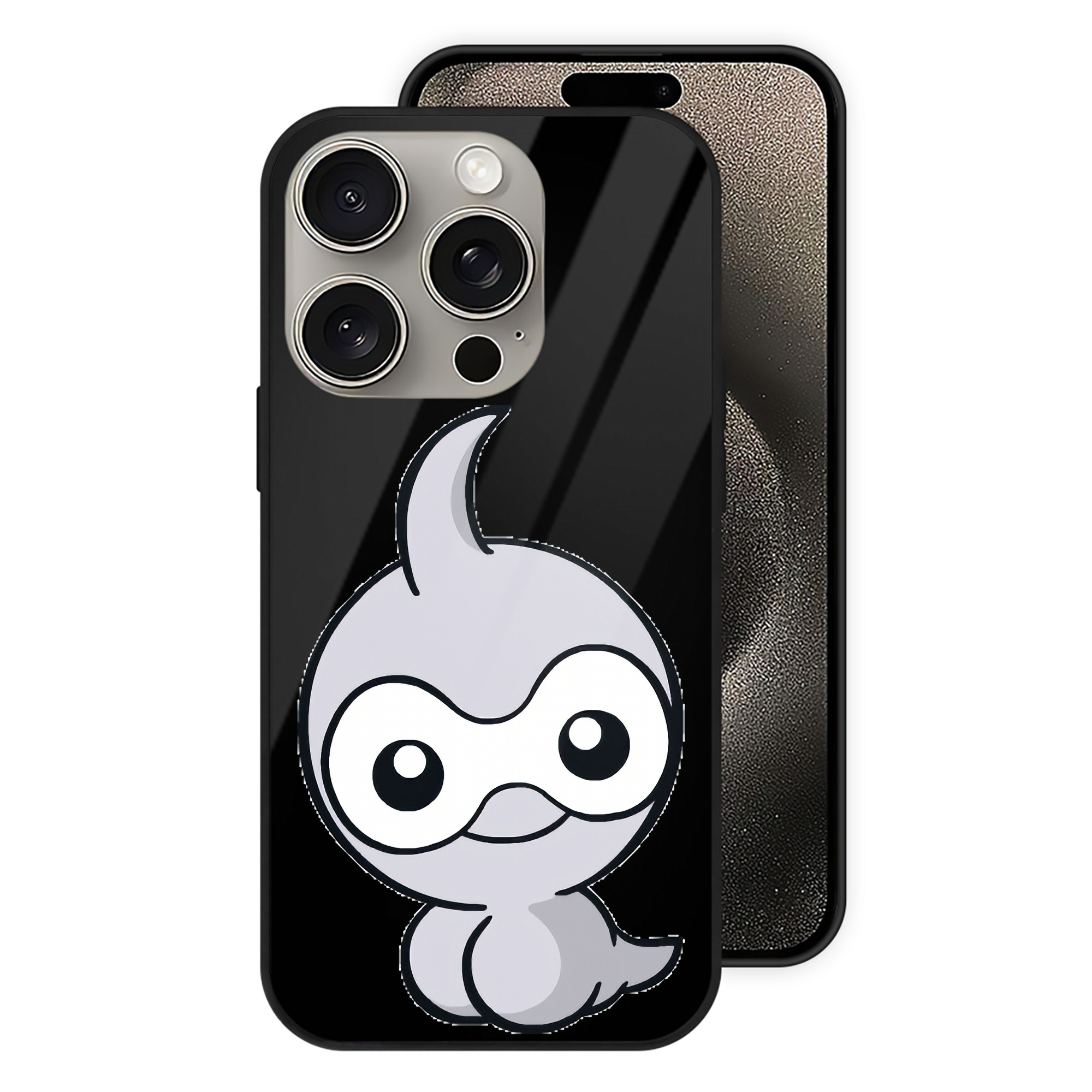 （画像用） ポケットモンスター Pokémon 【iPhone15Pro対応】スマホケース 耐衝撃＆黄変防止 背面ガラス