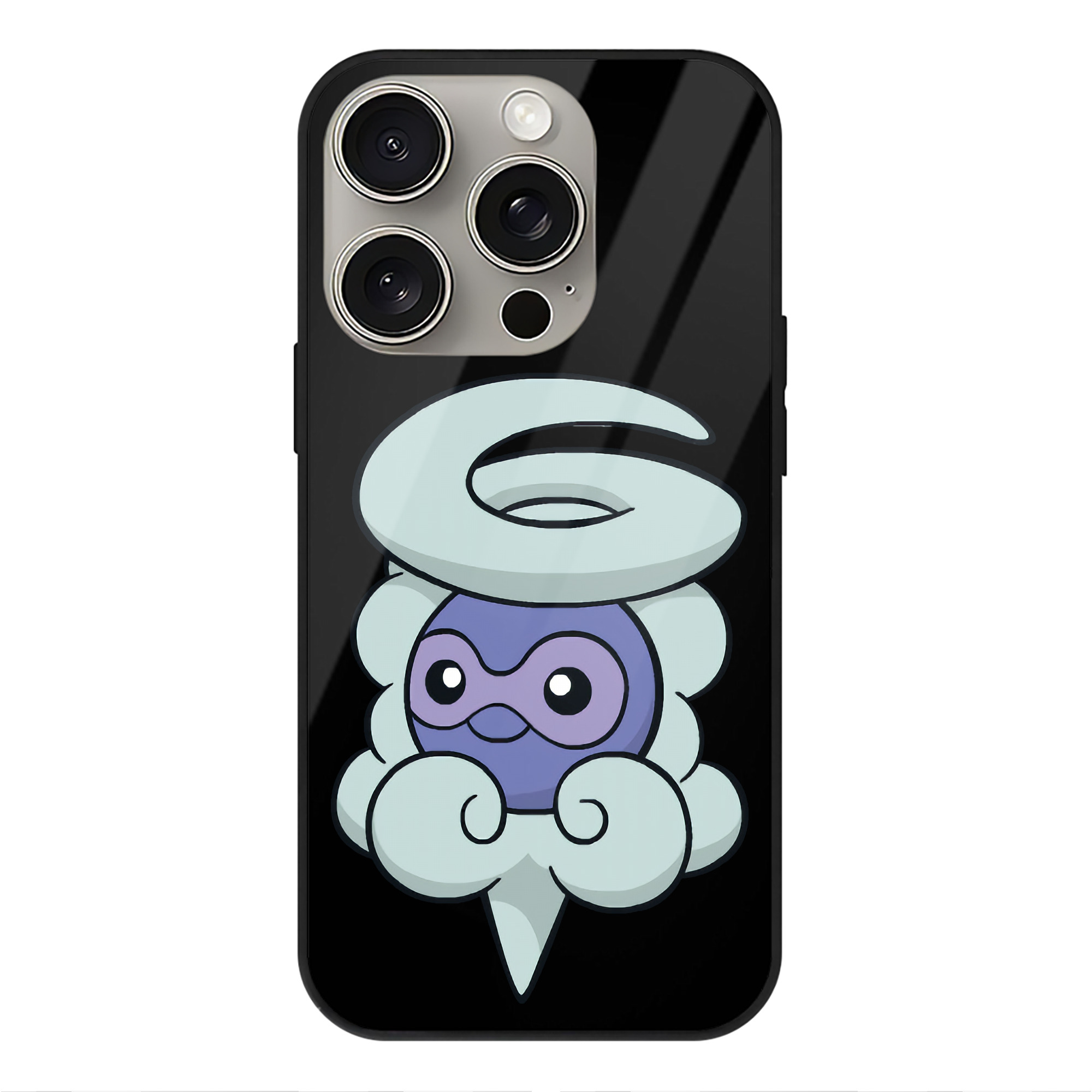 （画像用） ポケットモンスター Pokémon 【iPhone15Pro対応】スマホケース 耐衝撃＆黄変防止 背面ガラス