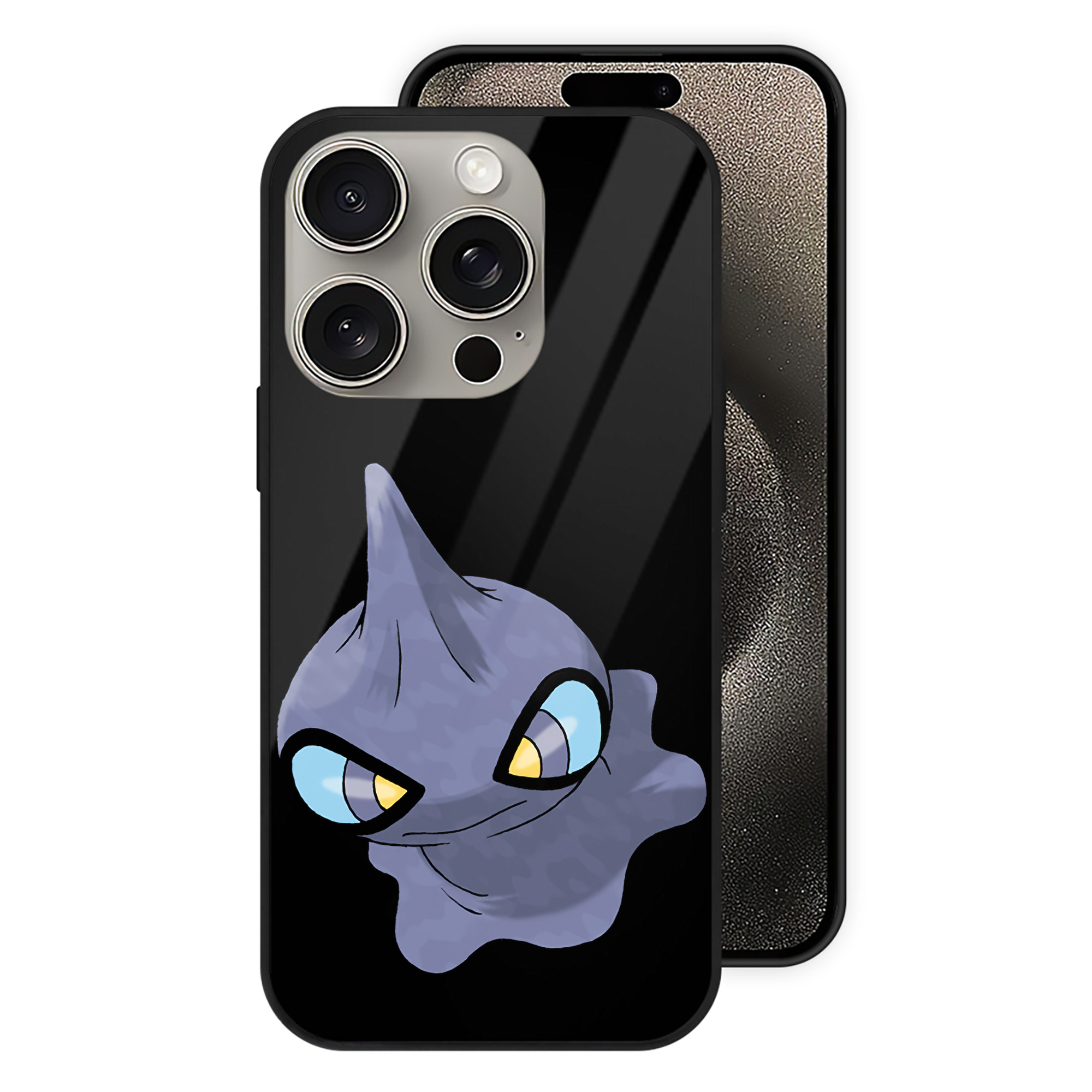 （画像用） ポケットモンスター Pokémon 【iPhone15Pro対応】スマホケース 耐衝撃＆黄変防止 背面ガラス