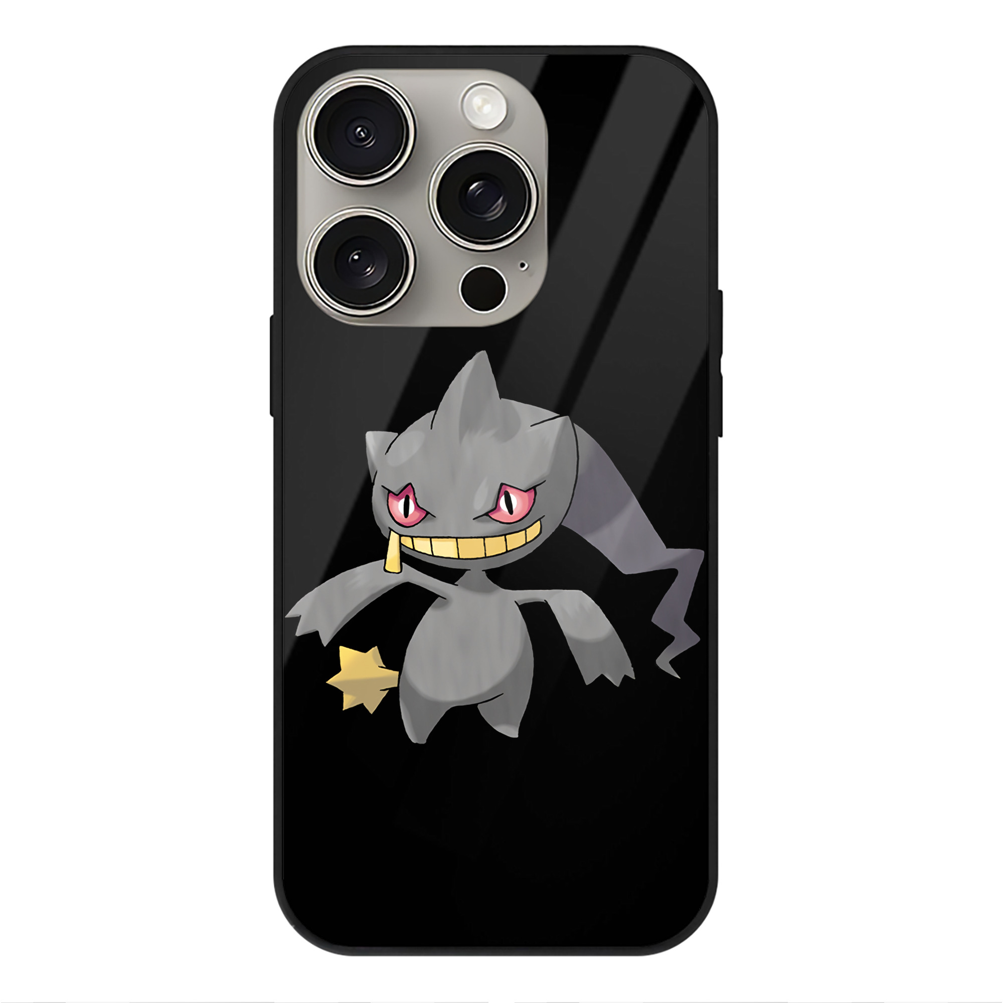 （画像用） ポケットモンスター Pokémon 【iPhone15Pro対応】スマホケース 耐衝撃＆黄変防止 背面ガラス