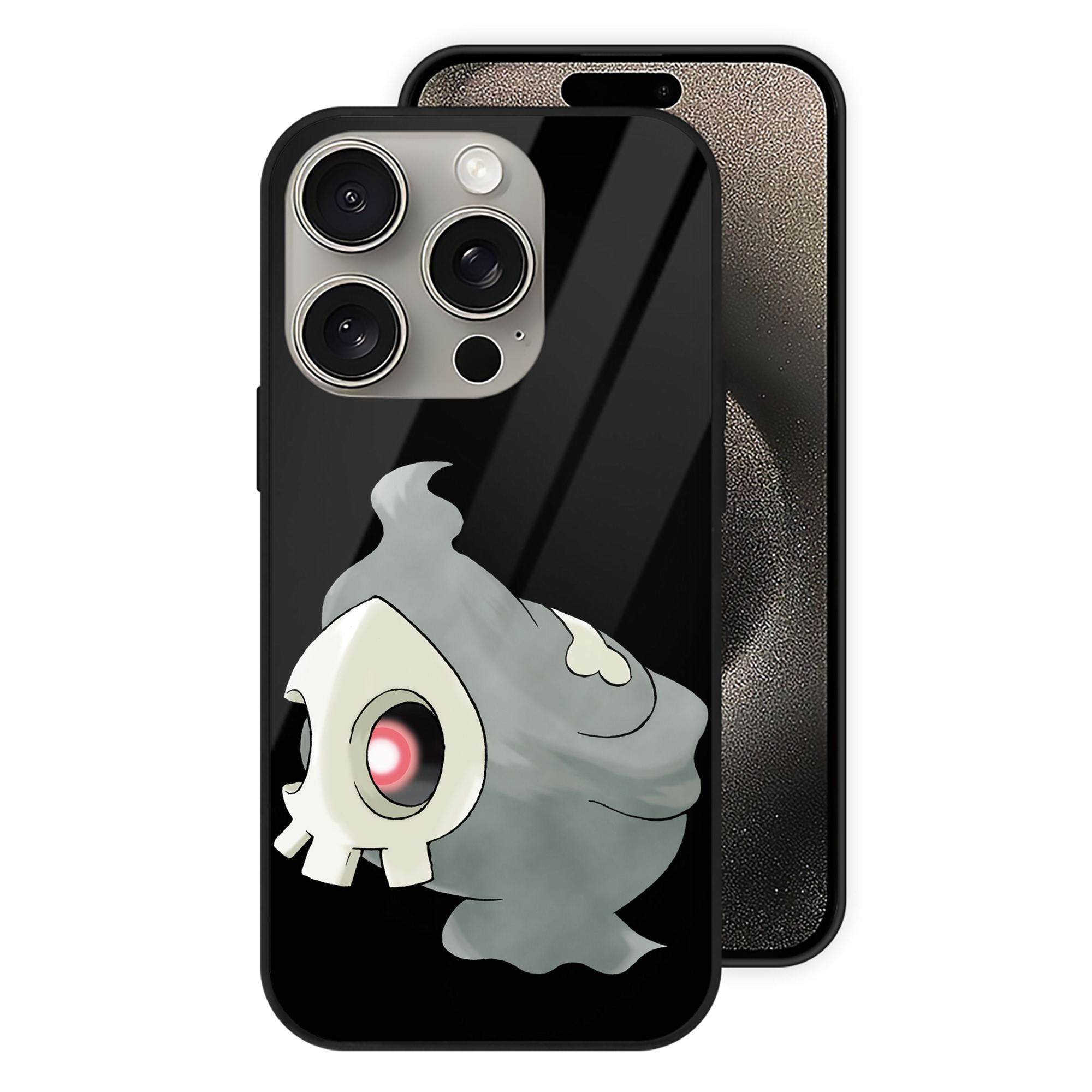 （画像用） ポケットモンスター Pokémon 【iPhone15Pro対応】スマホケース 耐衝撃＆黄変防止 背面ガラス