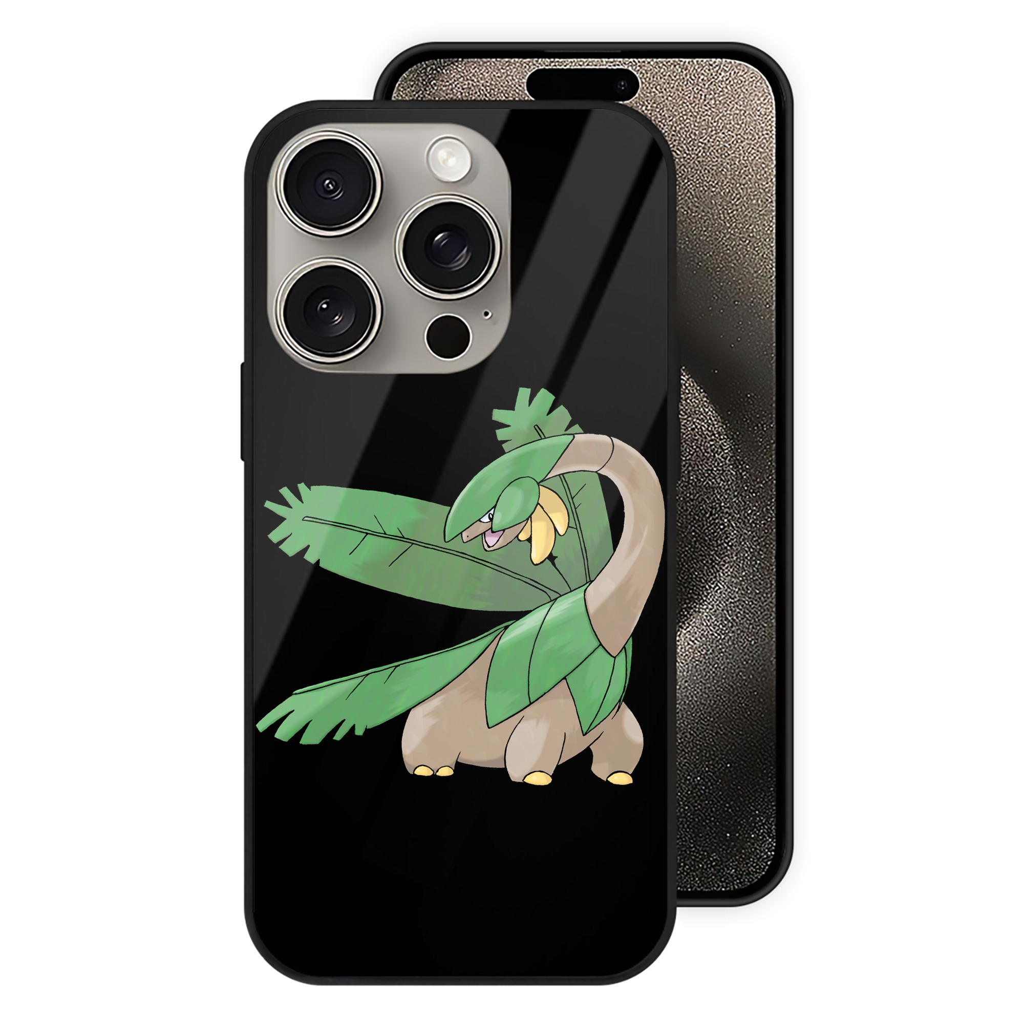 （画像用） ポケットモンスター Pokémon 【iPhone15Pro対応】スマホケース 耐衝撃＆黄変防止 背面ガラス