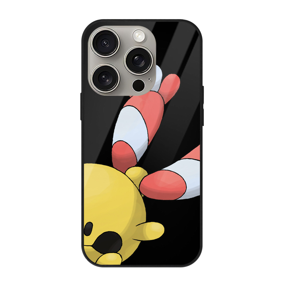 （画像用） ポケットモンスター Pokémon 【iPhone15Pro対応】スマホケース 耐衝撃＆黄変防止 背面ガラス
