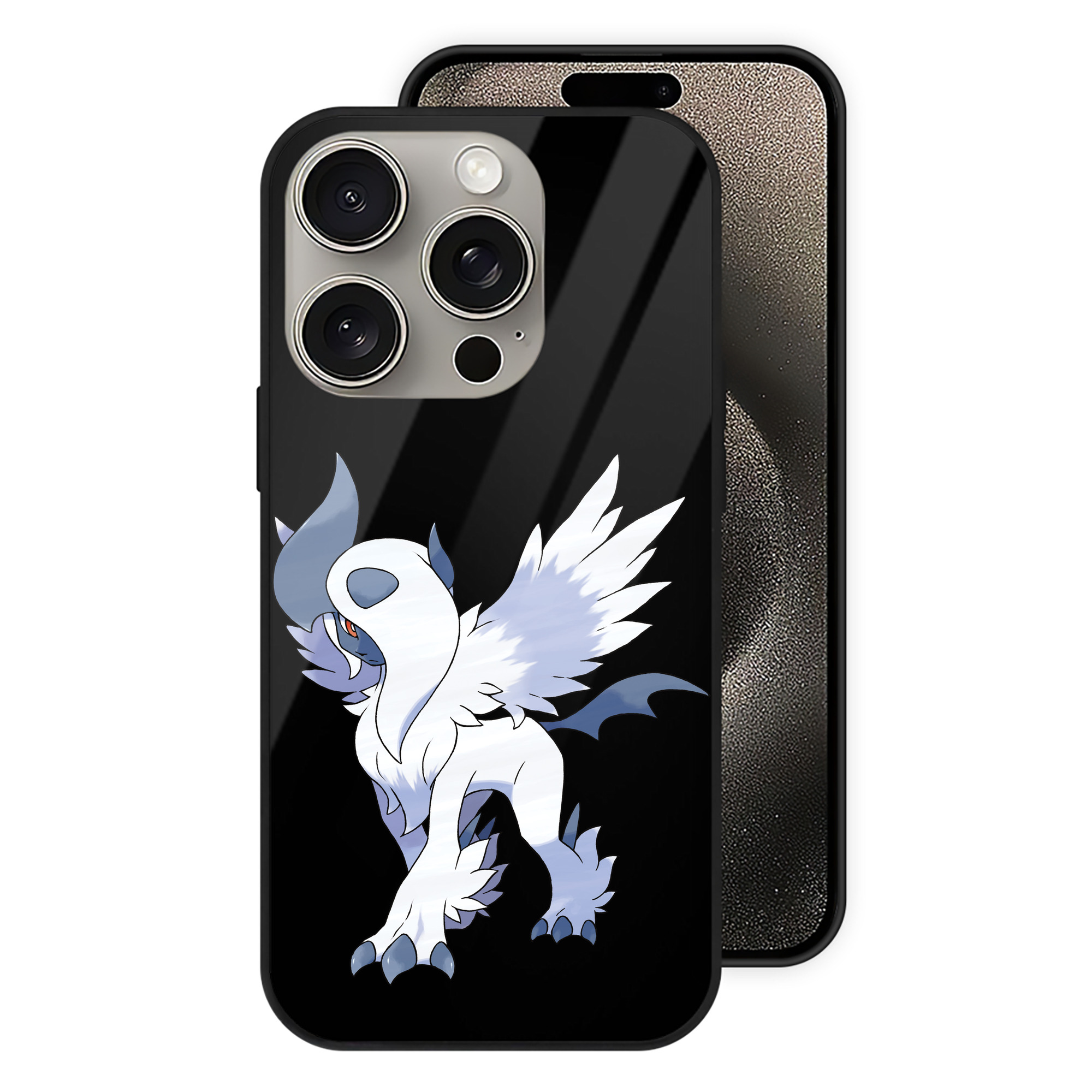 （画像用） ポケットモンスター Pokémon 【iPhone15Pro対応】スマホケース 耐衝撃＆黄変防止 背面ガラス