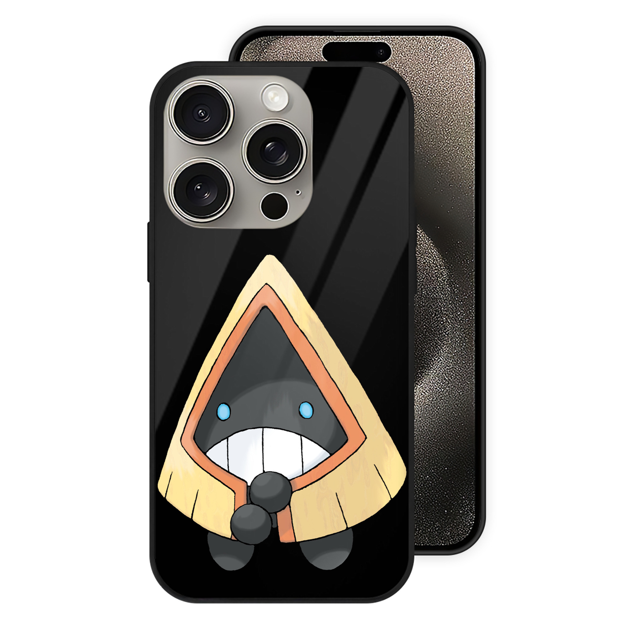 （画像用） ポケットモンスター Pokémon 【iPhone15Pro対応】スマホケース 耐衝撃＆黄変防止 背面ガラス
